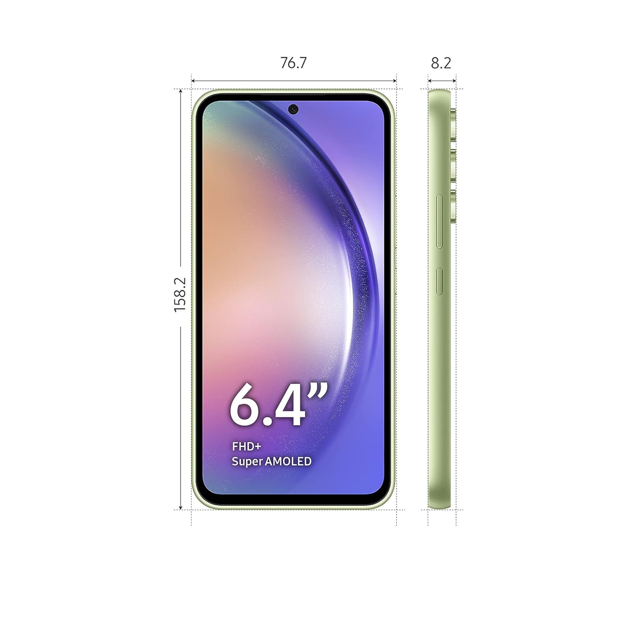 Galaxy A54 Dual Sim Awesome Lime 8GB RAM 256GB 5G - International Version