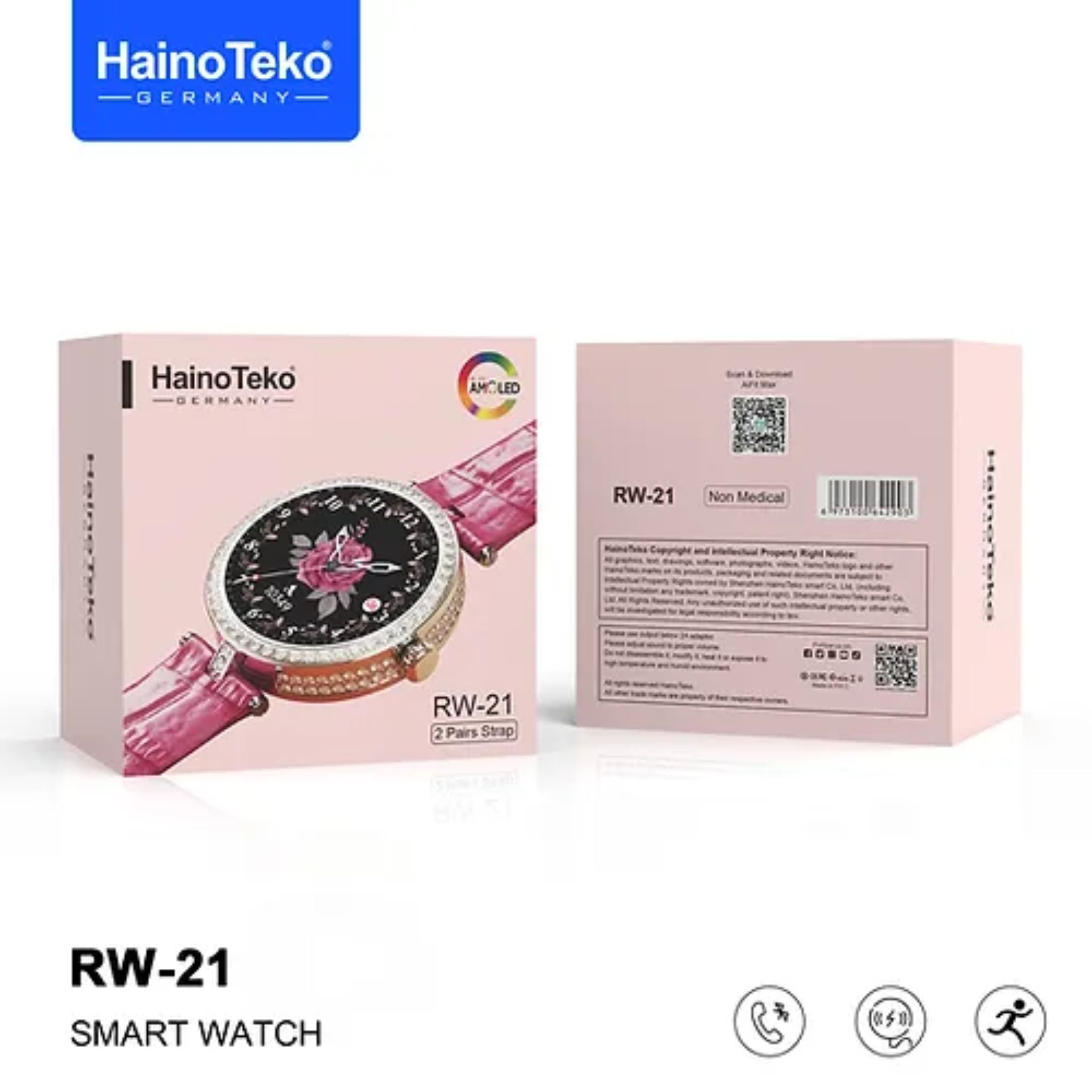Haino Teko Germany Sports Smart Watch RW-21 with Bluetooth Call