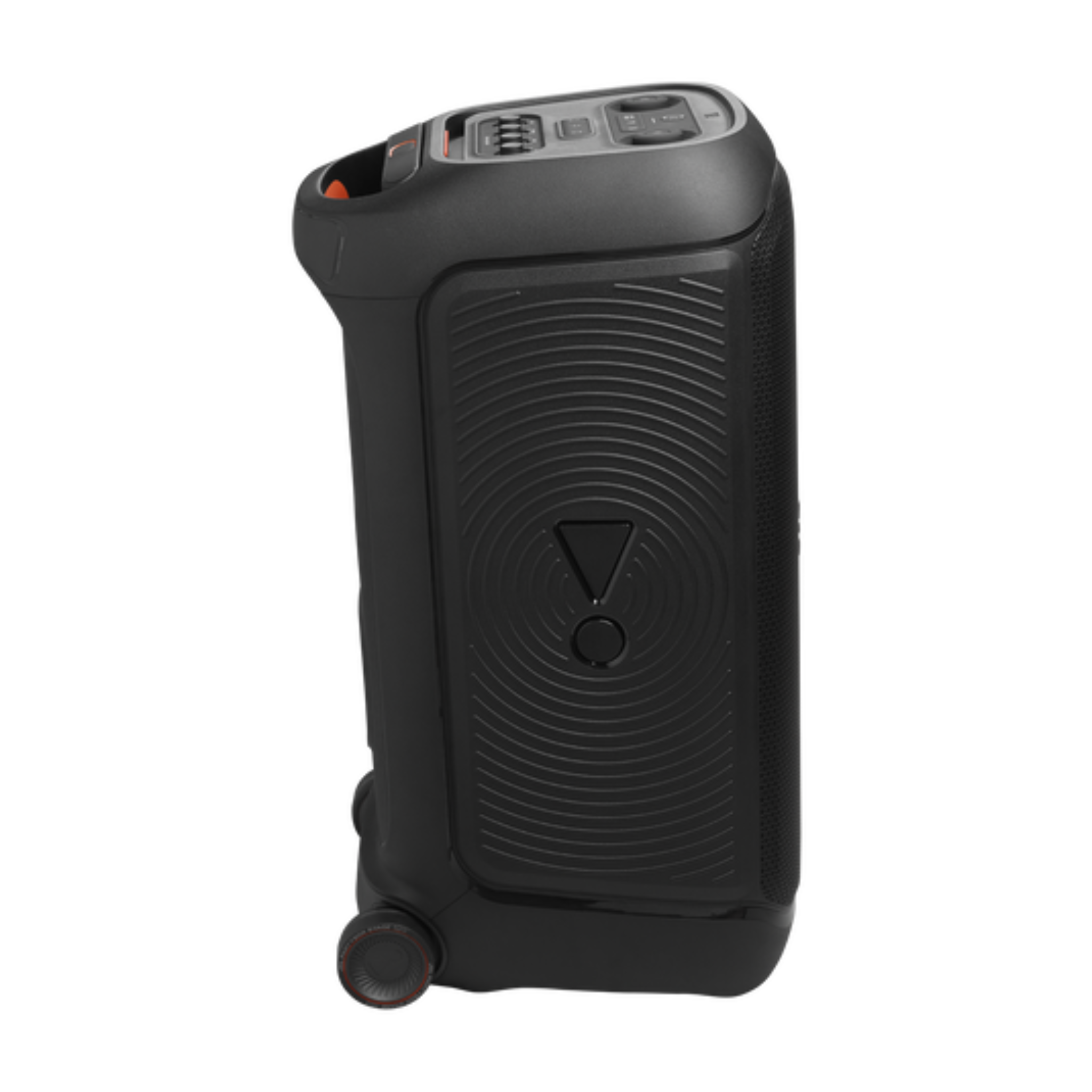 JBL Partybox 320, Portable Bluetooth 240W Party Speaker, AI Sound Boost, Futuristic Light Show, Multispeaker Connection by Auracast, Telescopic Handle & Wheels, Dual Guitar & Mic Inputs - Black