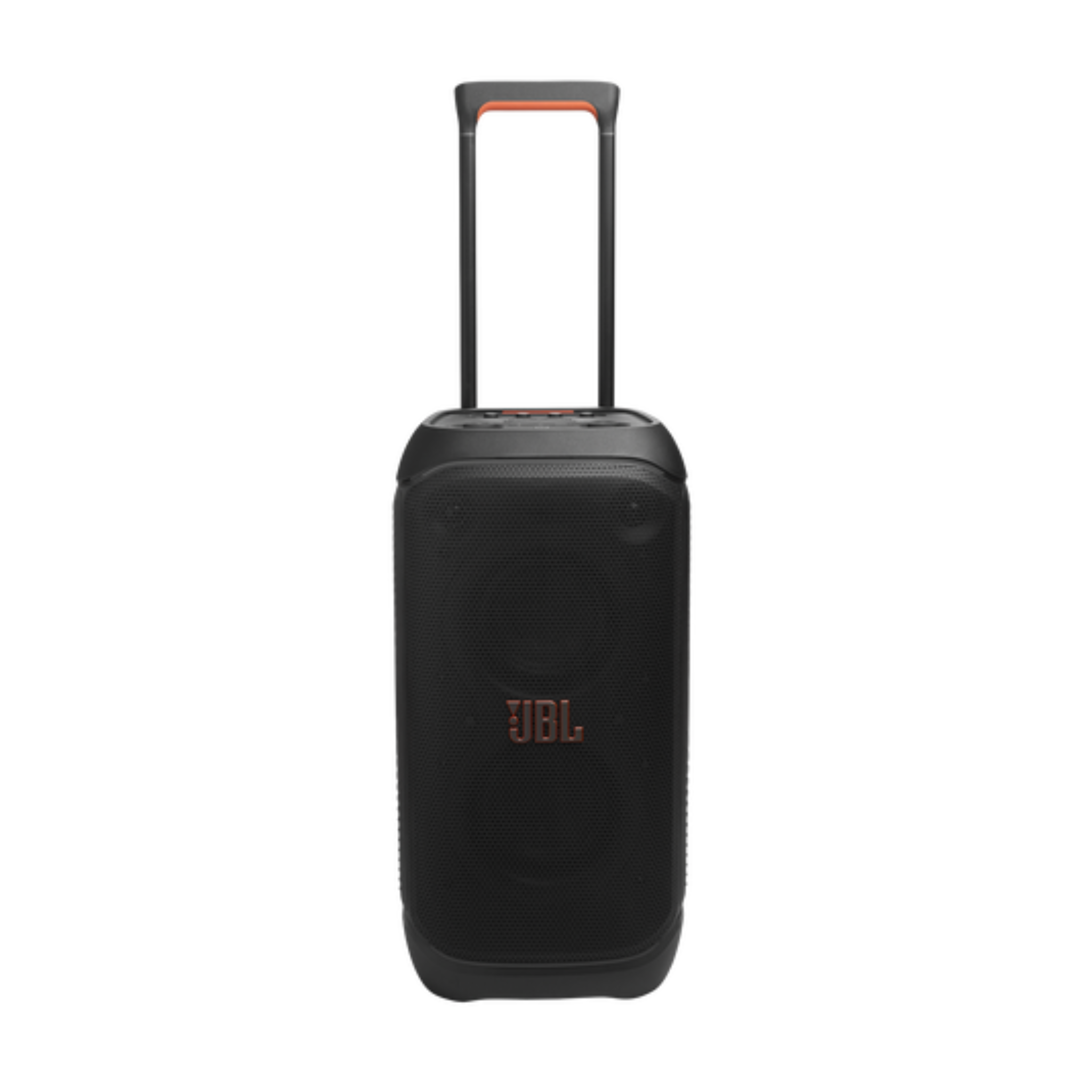 JBL Partybox 320, Portable Bluetooth 240W Party Speaker, AI Sound Boost, Futuristic Light Show, Multispeaker Connection by Auracast, Telescopic Handle & Wheels, Dual Guitar & Mic Inputs - Black