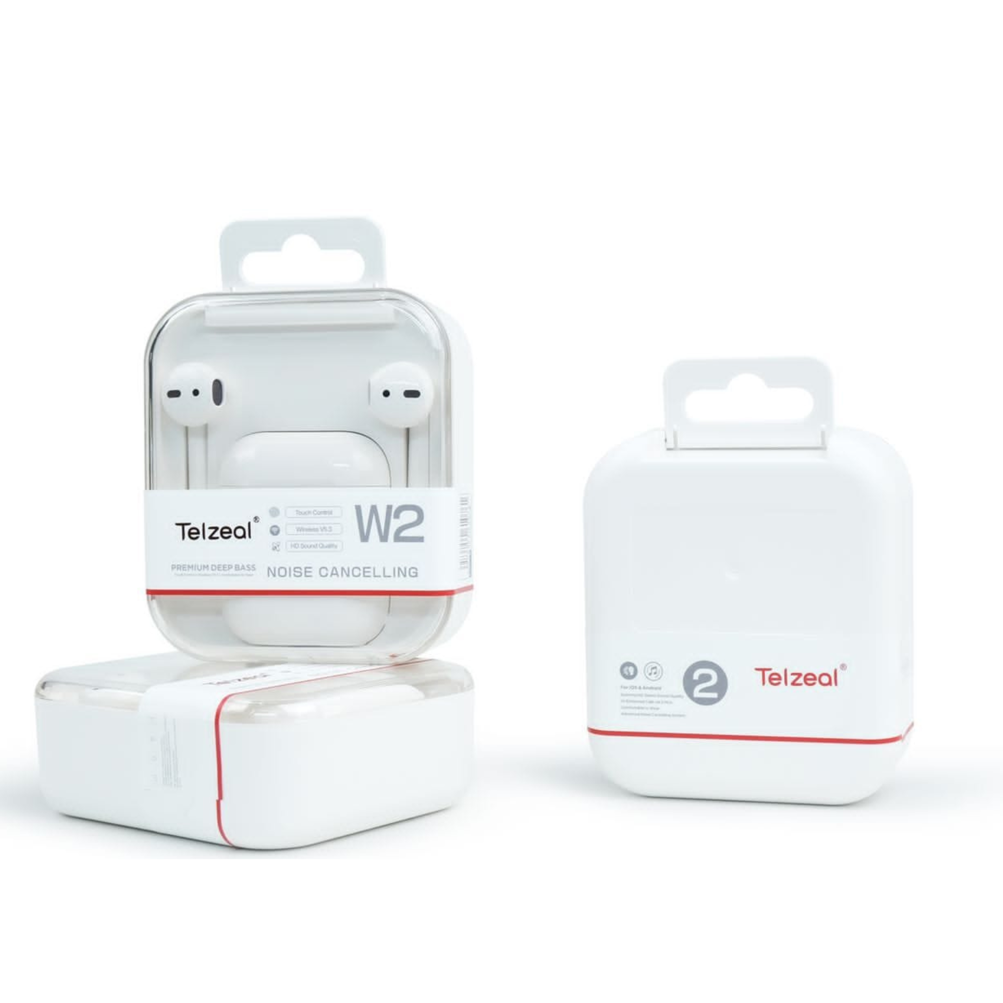 Telzeal W2 Premium deep bass intelligent noise cancelling headphone