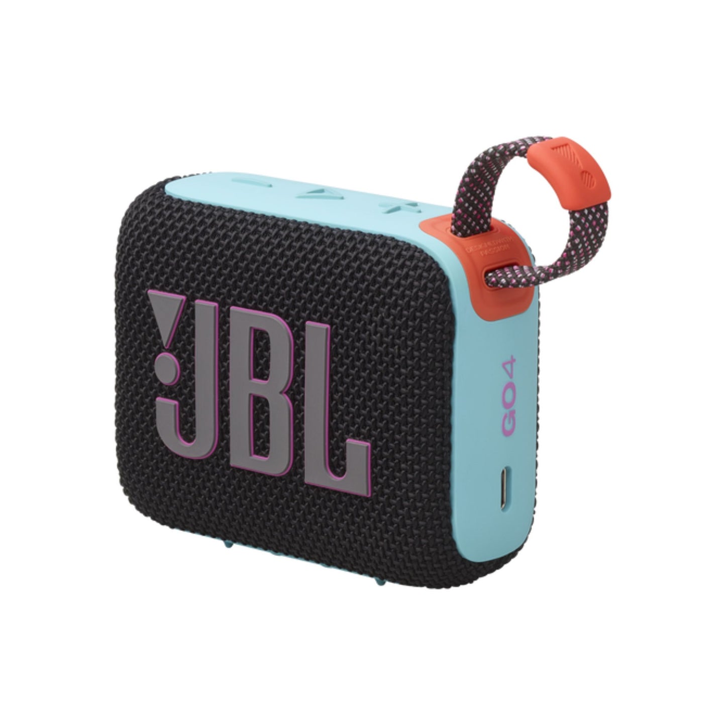 JBL Go4 Portable Wireless Speaker, 7 Hours Music Play Time, Water Proof & Dust Proof, Bluetooth Version 5.3, Rechargeable Battery, Vibrant Color Options, JBL Pro Sound - Black / Orange