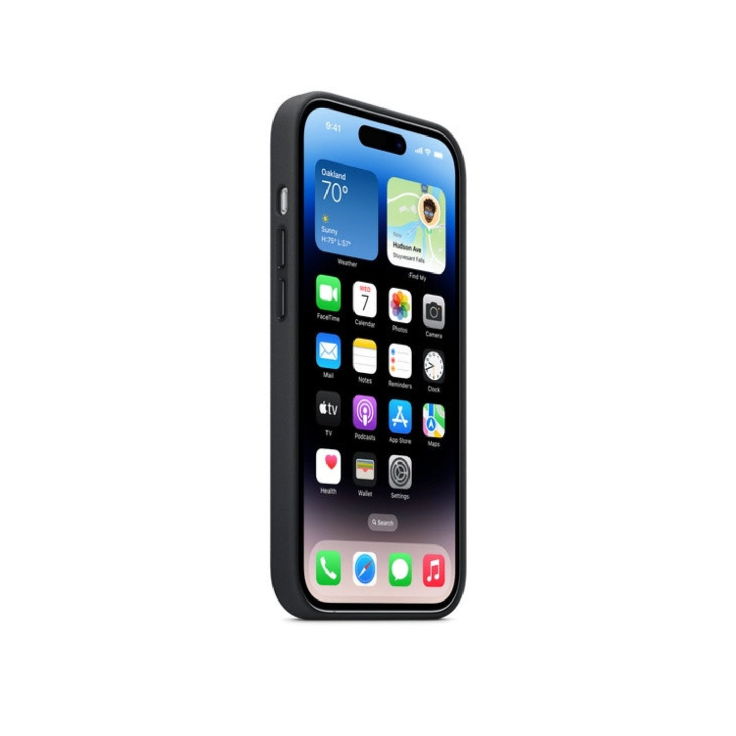 APPLE iPhone 14 Pro Leather Case Magsafe_Black