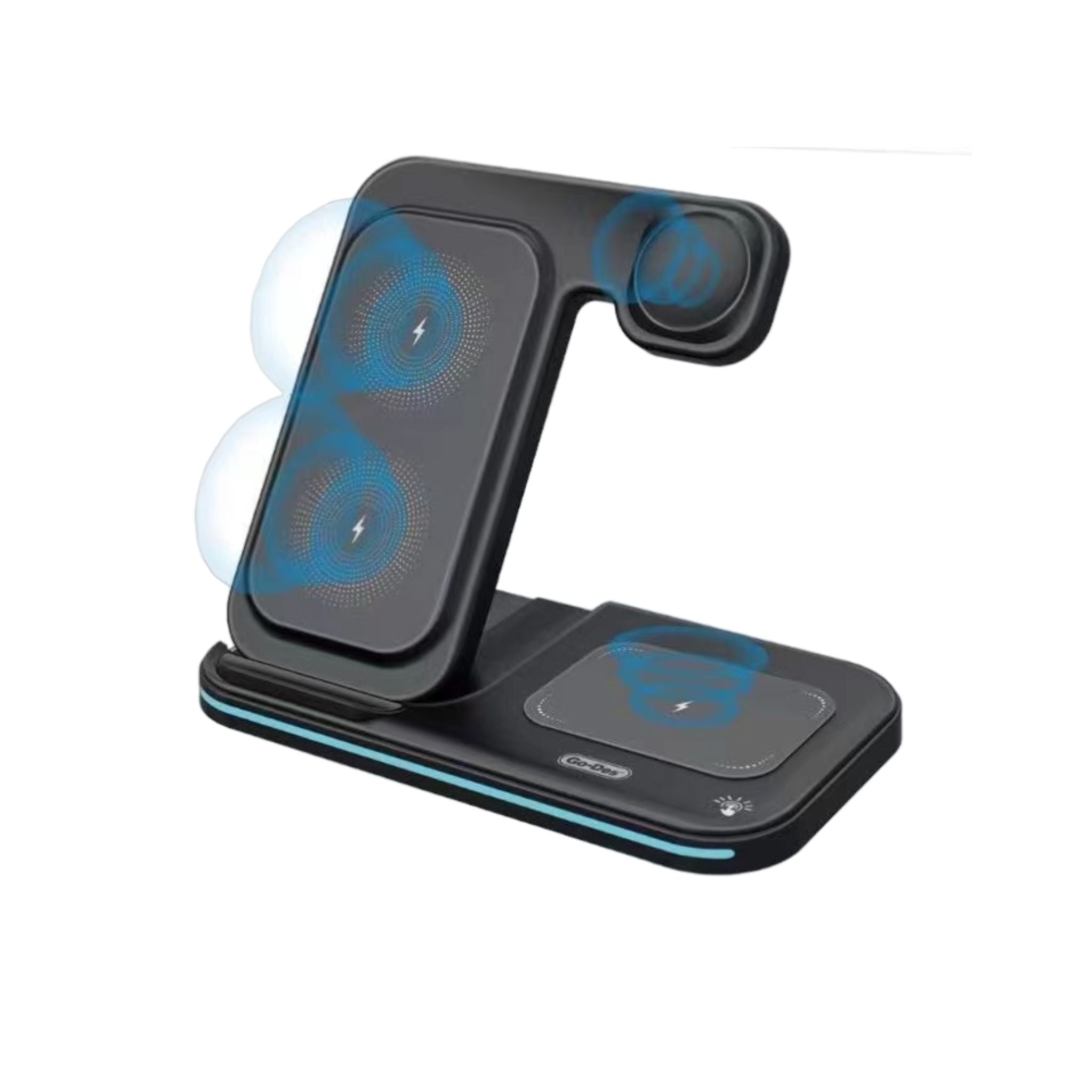 Go Des 3in1 Foldable Wireless Stand-BLACK