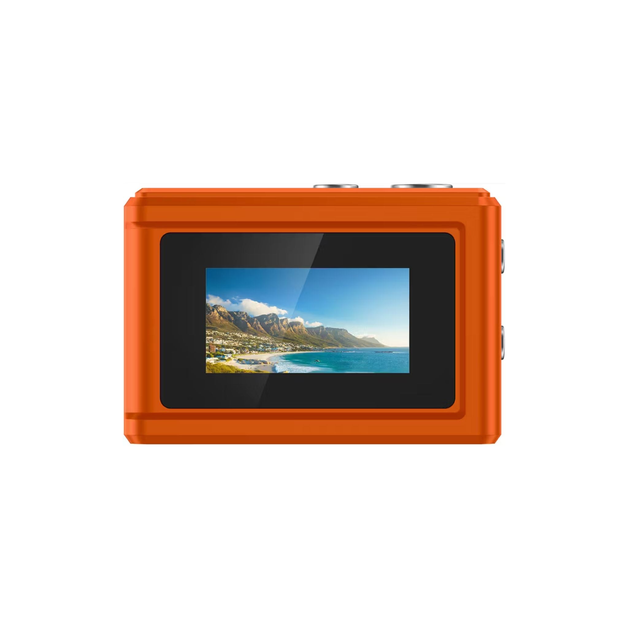 Porodo Lifestyle Snap & Go Mini Digital Camera 2MP / Full HD Camera Video Resolution / Portable Camera with Lightweight / 6 Color Filters / Instant Webcam Function / AVI and JPG Format - Orange