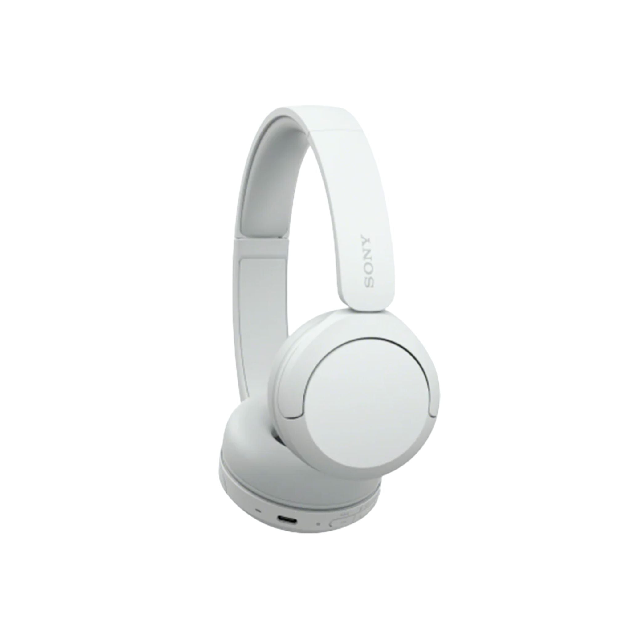 Sony WH-CH520 Wireless Headphones, 50 hours battery life, Clearer hands-free calling, Multipoint Connection, On-ear style- White