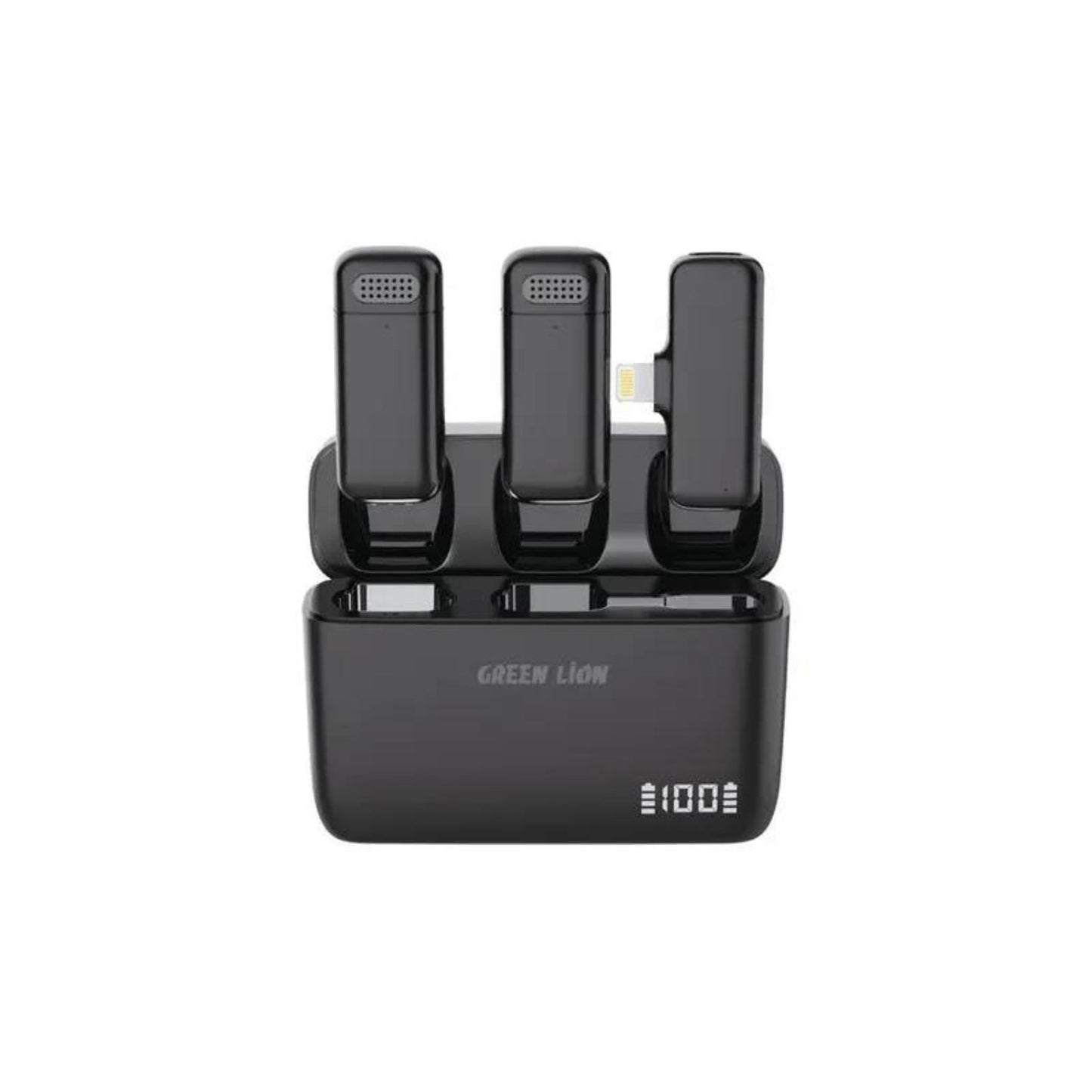 Green Lion Duo Cast Wireless Mic Lightening_Black