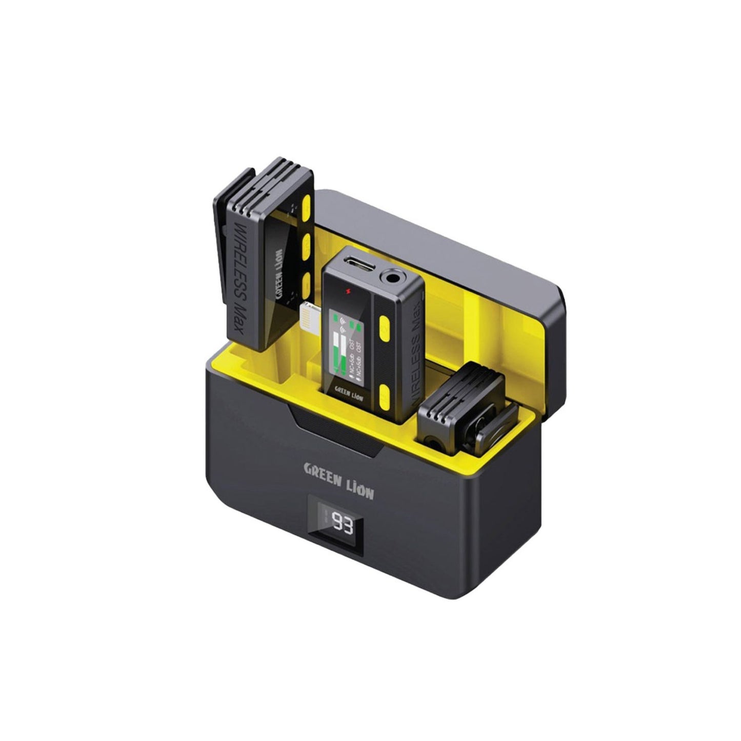 Green Lion Wireless Microphone with Remote Control Lightning_Black