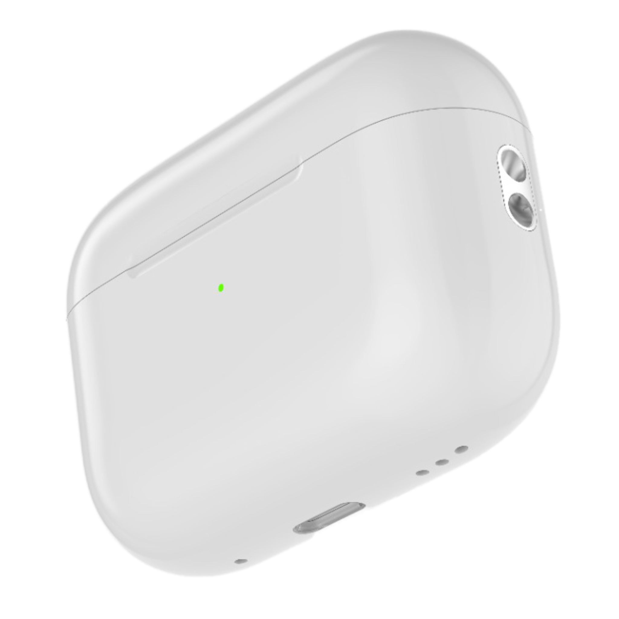 Porodo Soundtec ANC Earbuds Pro II True Wireless with 4 Hours Working Time, Wireless Charging Compatibility, 10m Transmission Distance, 30 Hours Earbuds Standby Time - White