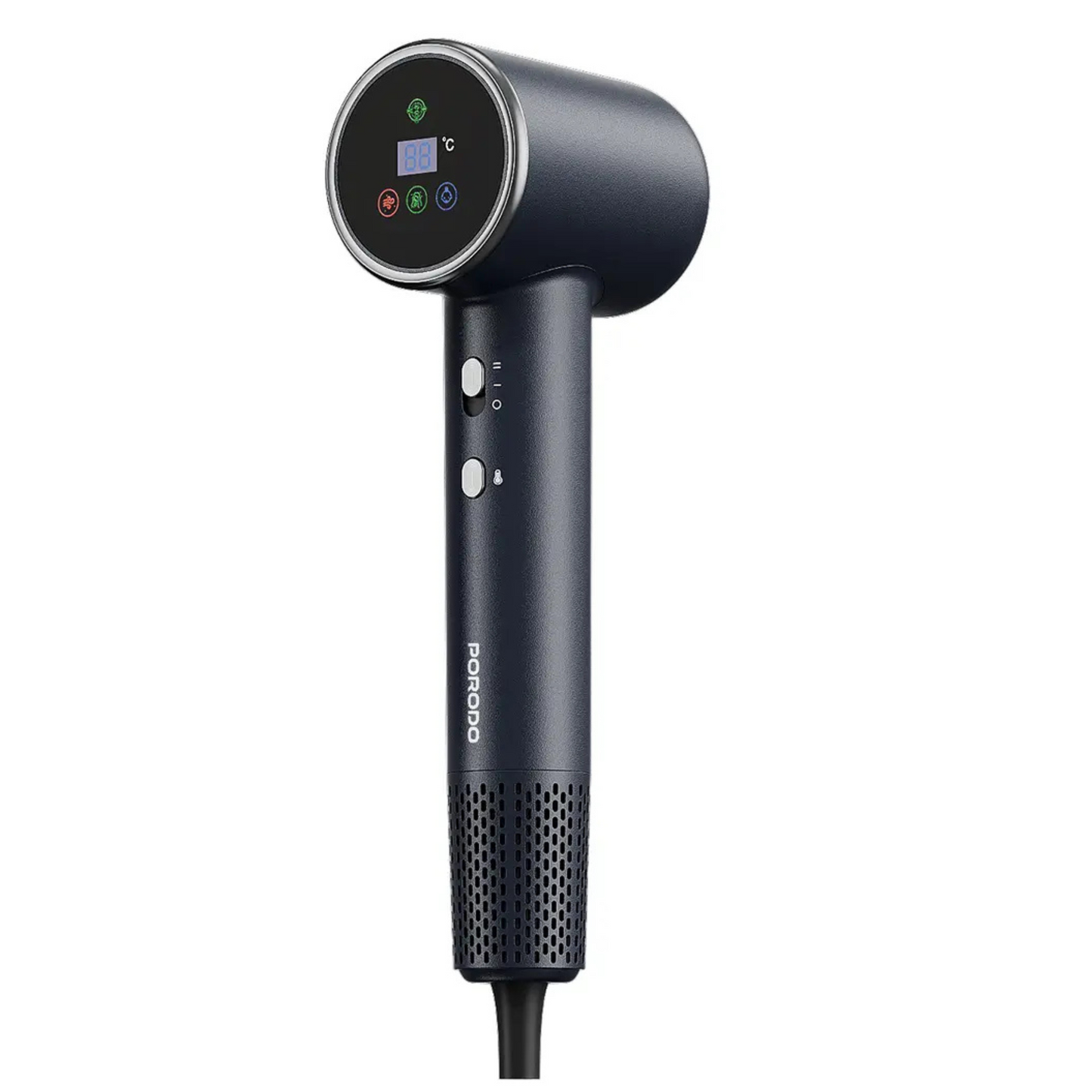 Porodo Lifestyle 1600W Digital Hair Dryer with Adjustable Mode & Speed - Black
