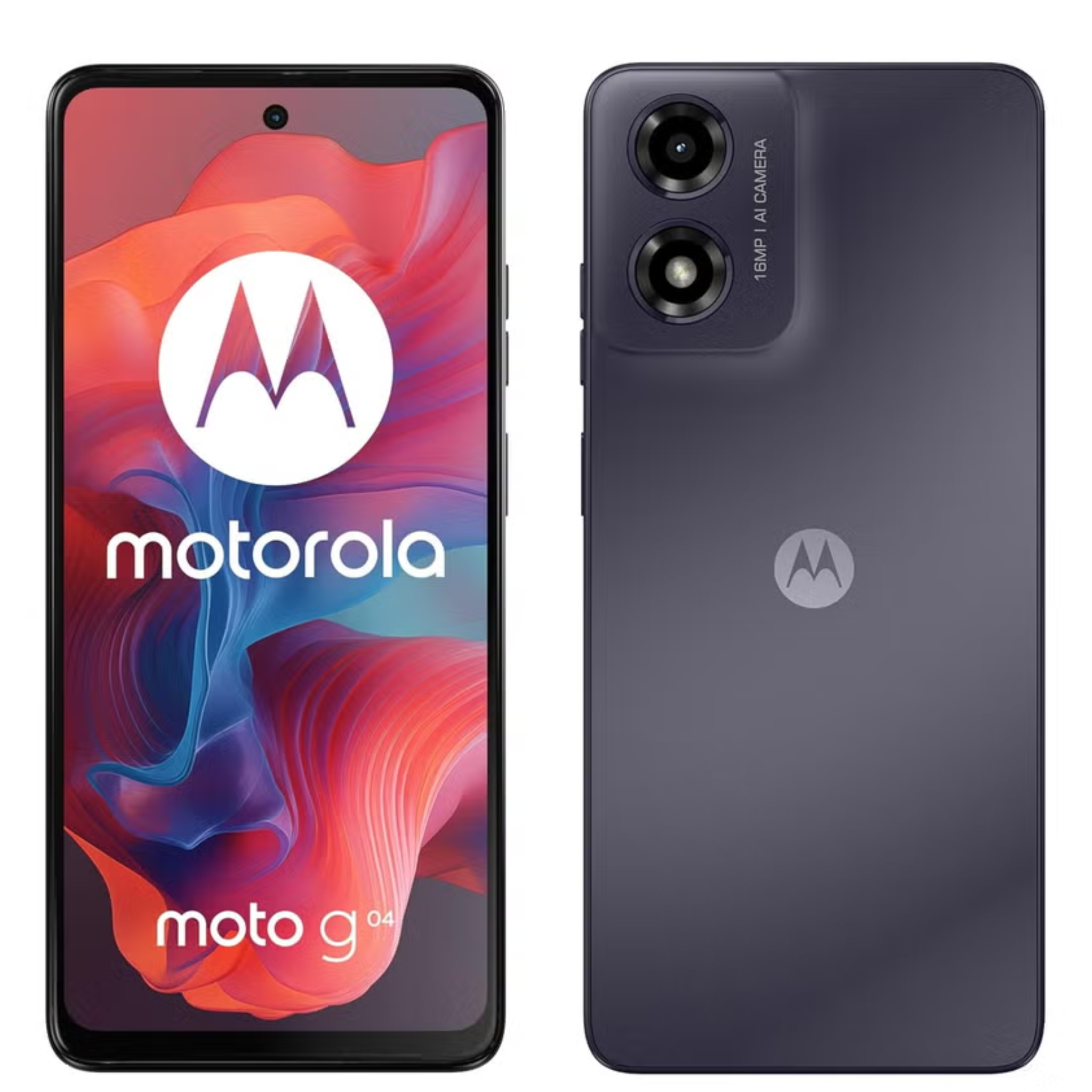 Motorola G04 4G, 4GB RAM 64GB ROM Concord Black - International Version