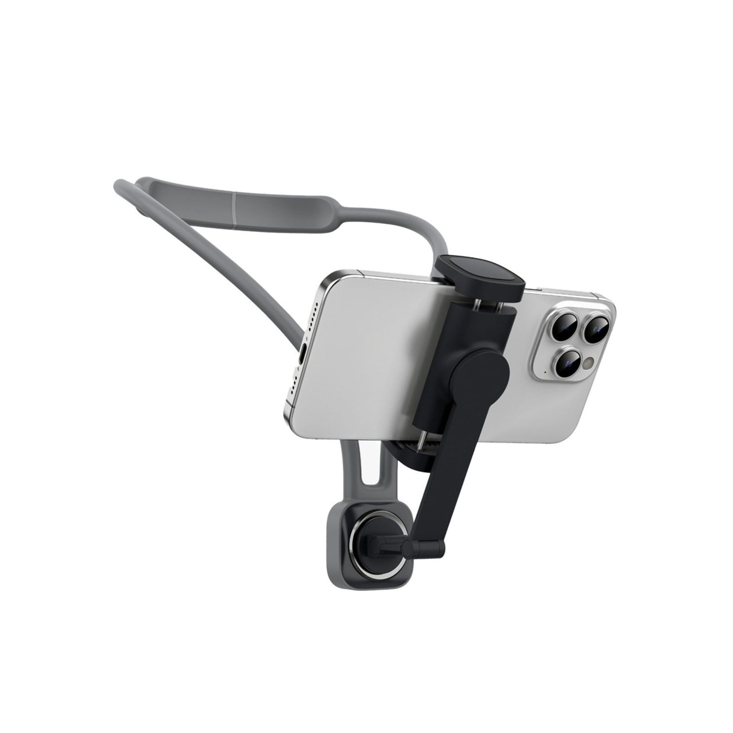 Porodo Neck Strap Mount with Stand_Black