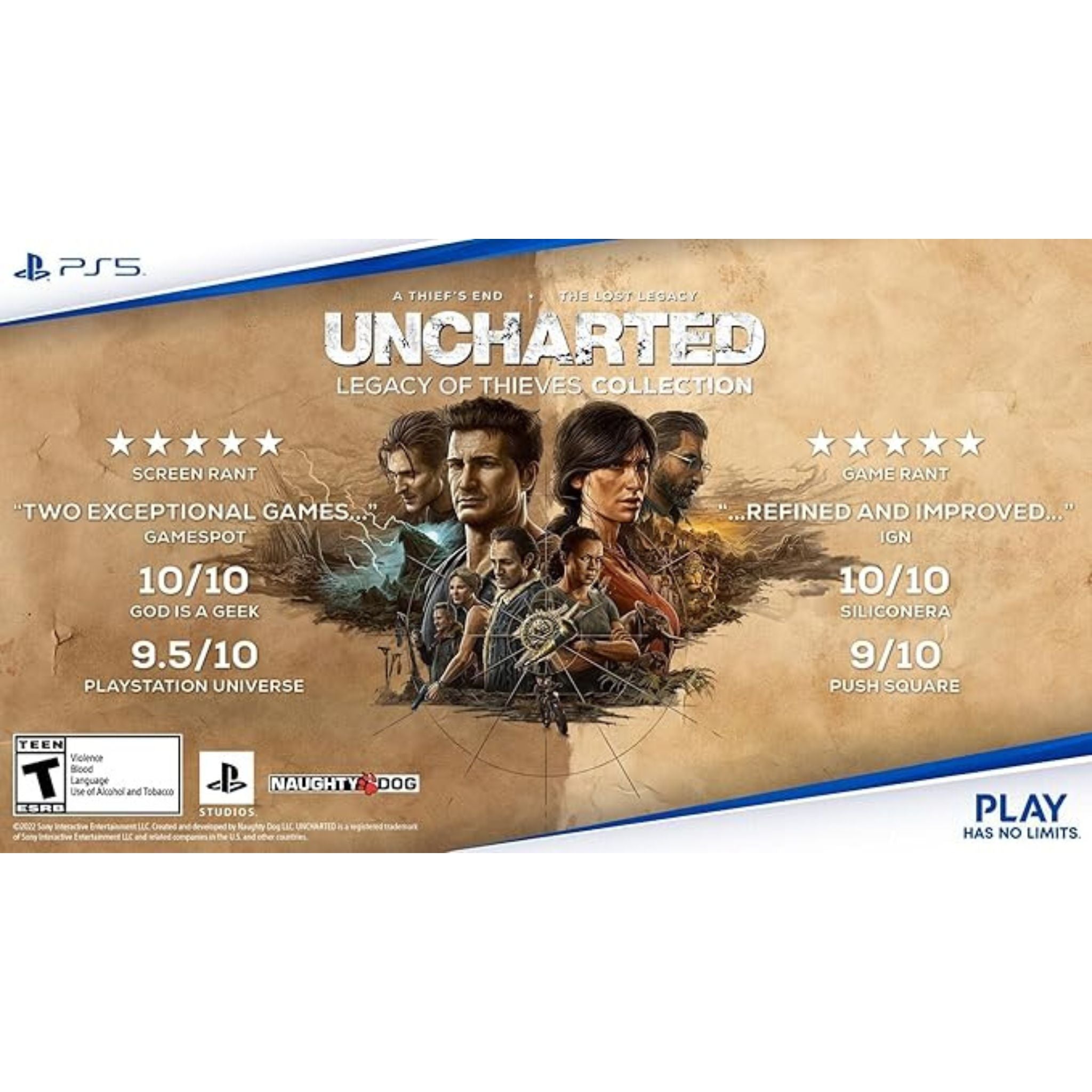 Sony Uncharted Legacy Of Thieves Collection - Adventure - PlayStation 5 (PS5)