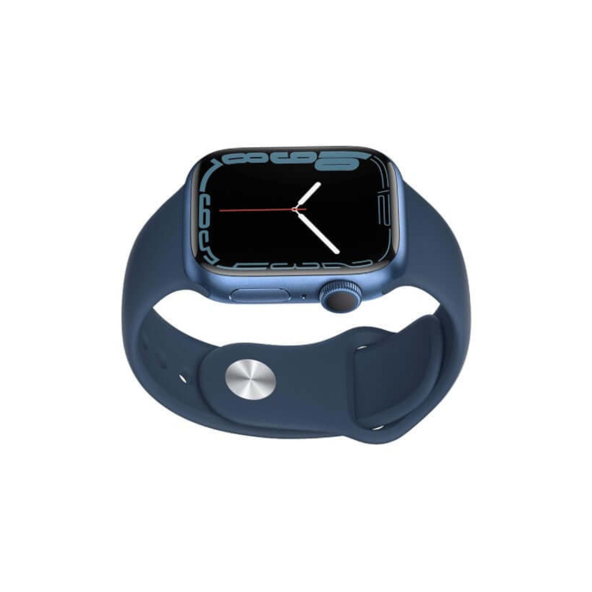 Apple Watch Series 7 GPS + Cellular 45MM Blue Aluminium Case with Abyss Blue Sport Band