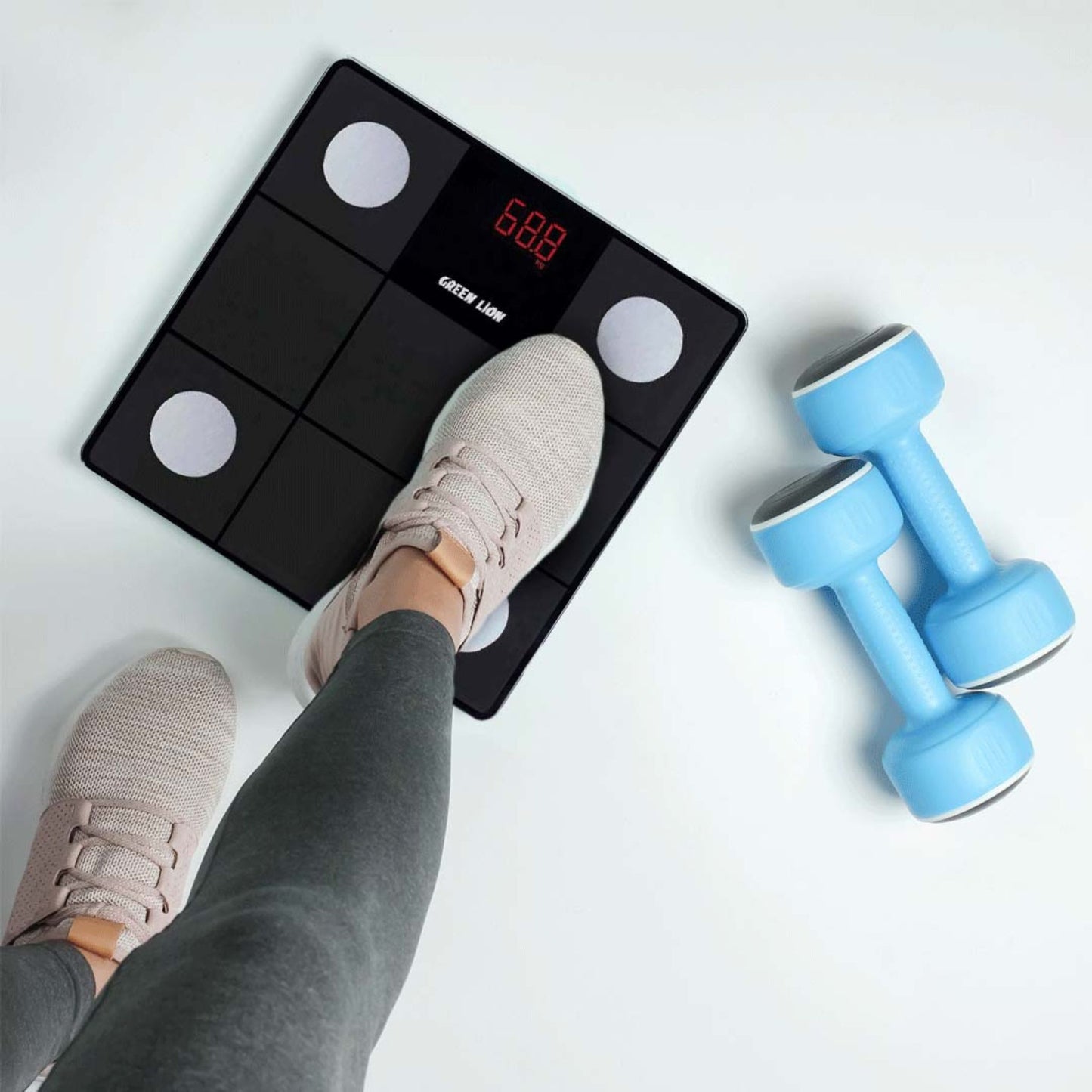 Green Lion Smart Body Fat Scale-Black