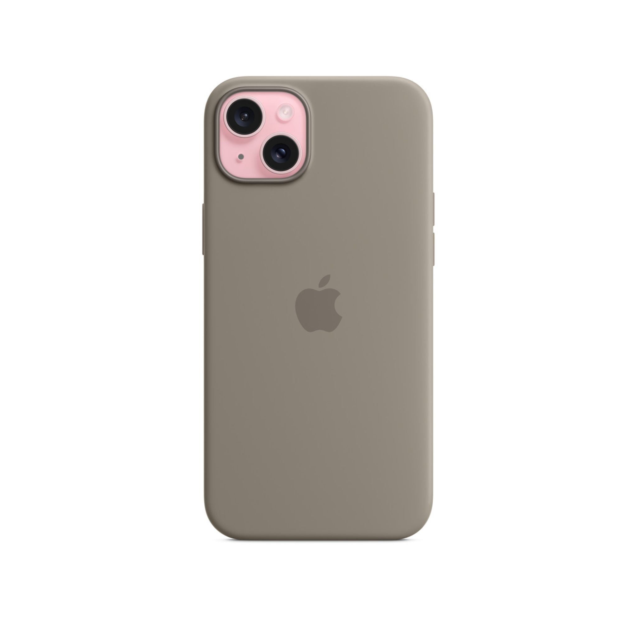 APPLE iPhone 15 Plus Silicone Case with MagSafe - Clay
