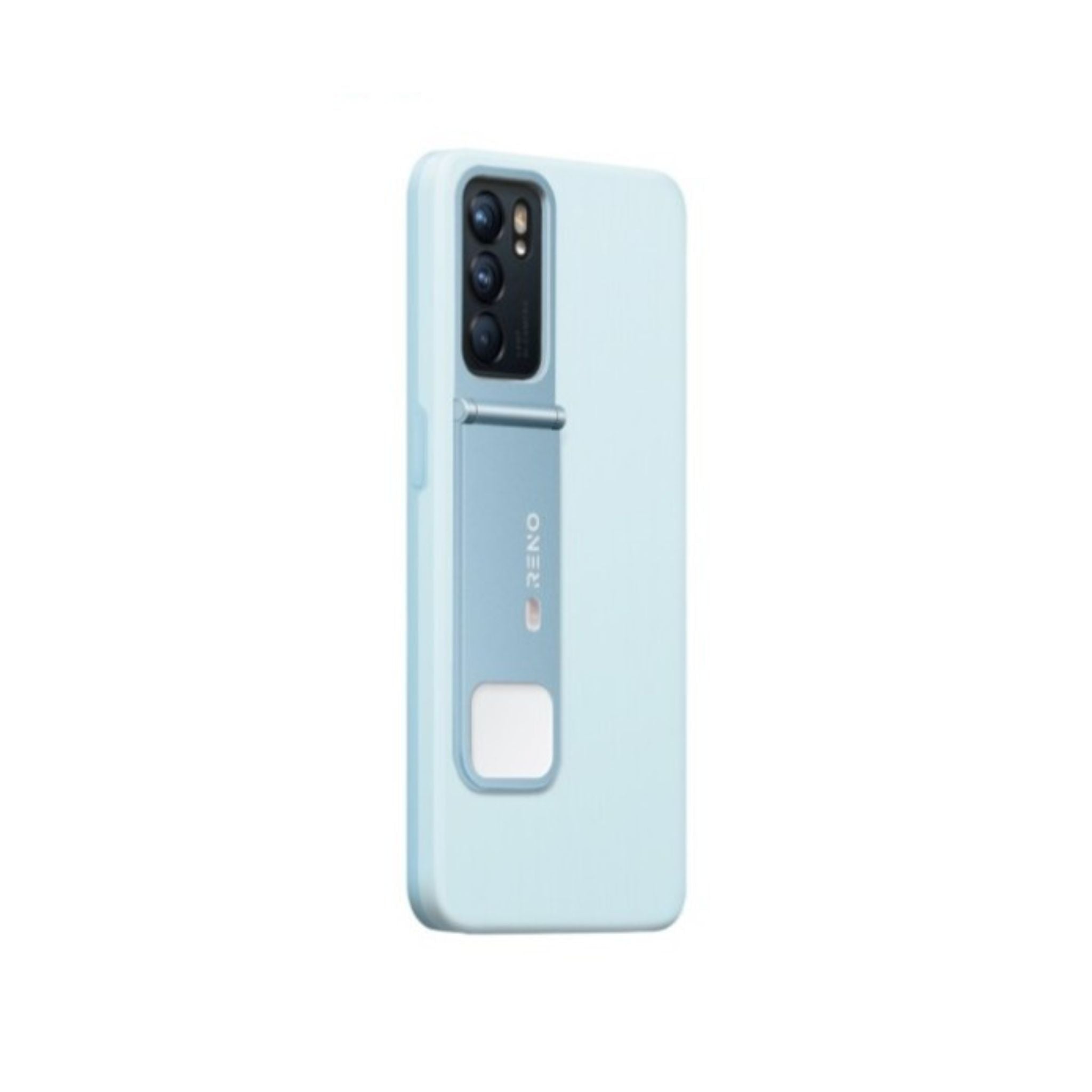 OPPO Reno6 5G Portrait Lightning Protective Case (PC+TPU)- Blue