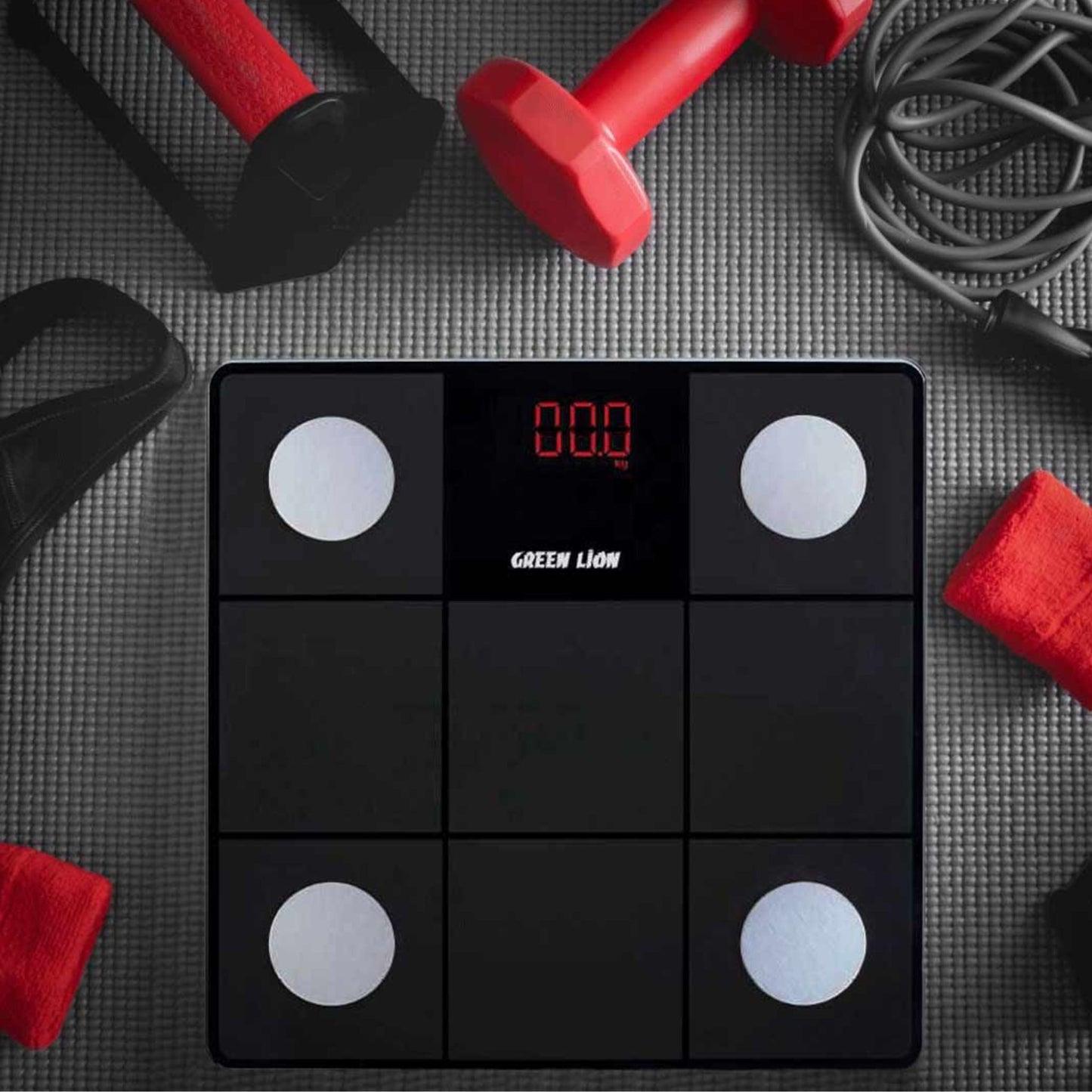 Green Lion Smart Body Fat Scale-Black