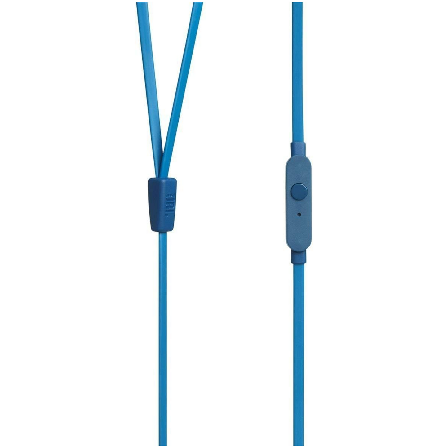 JBL T110 Wired Universal In-Ear Headphones, 6 Hours Battery Life, 2 Hours of Charging Time, Anti-Tangle Design - Blue