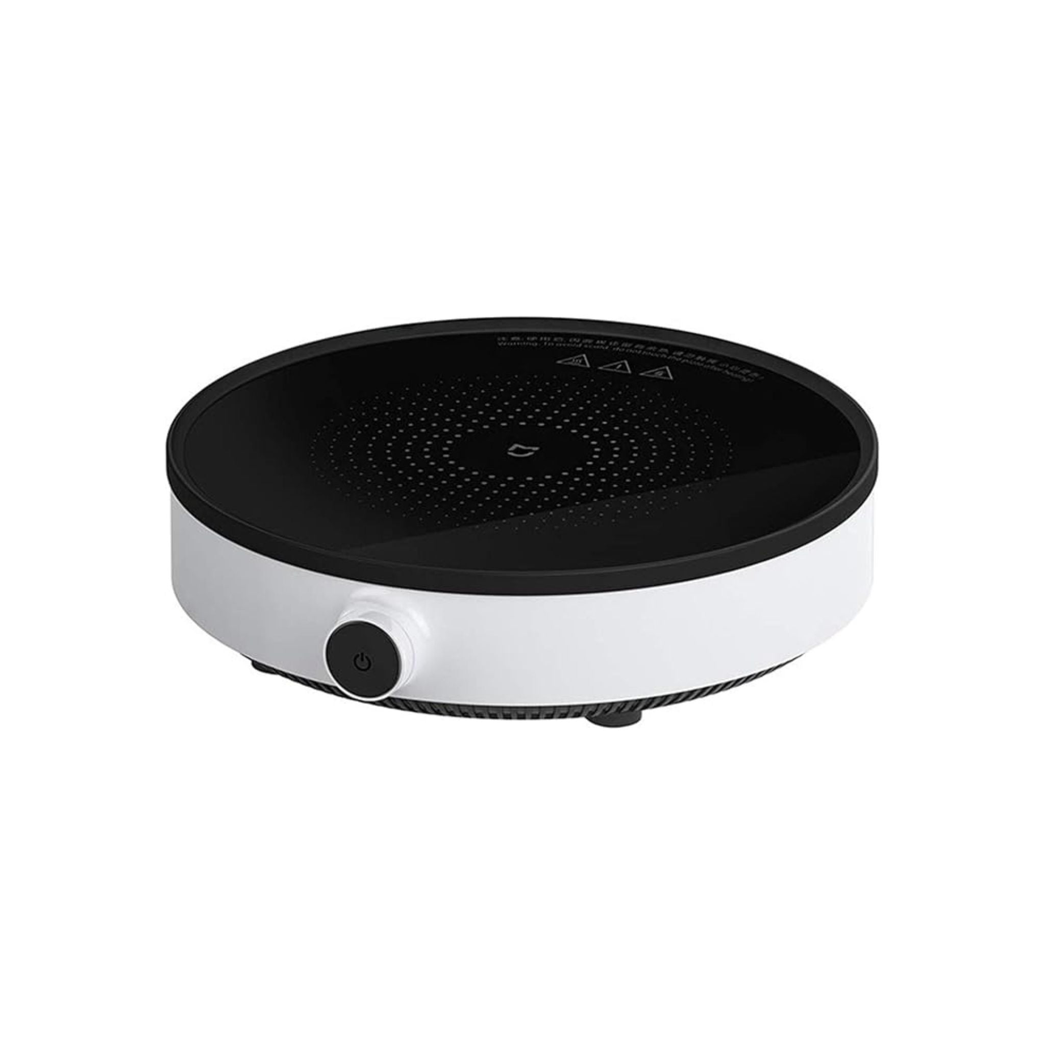 Xiaomi Mijia DCL01CM Induction Cooker in white color with a black cooking surface.