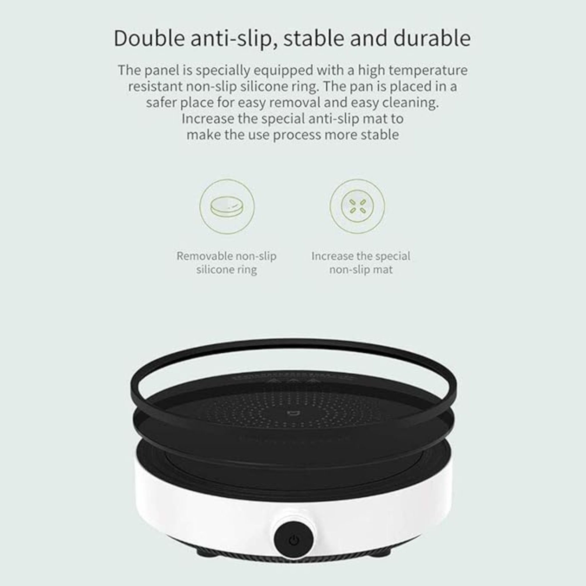 Xiaomi Mijia DCL01CM Induction Cooker,Countertop Burners Portable Induction Cooktop, Precise Safe and Powerful Control Heating Cookware, White