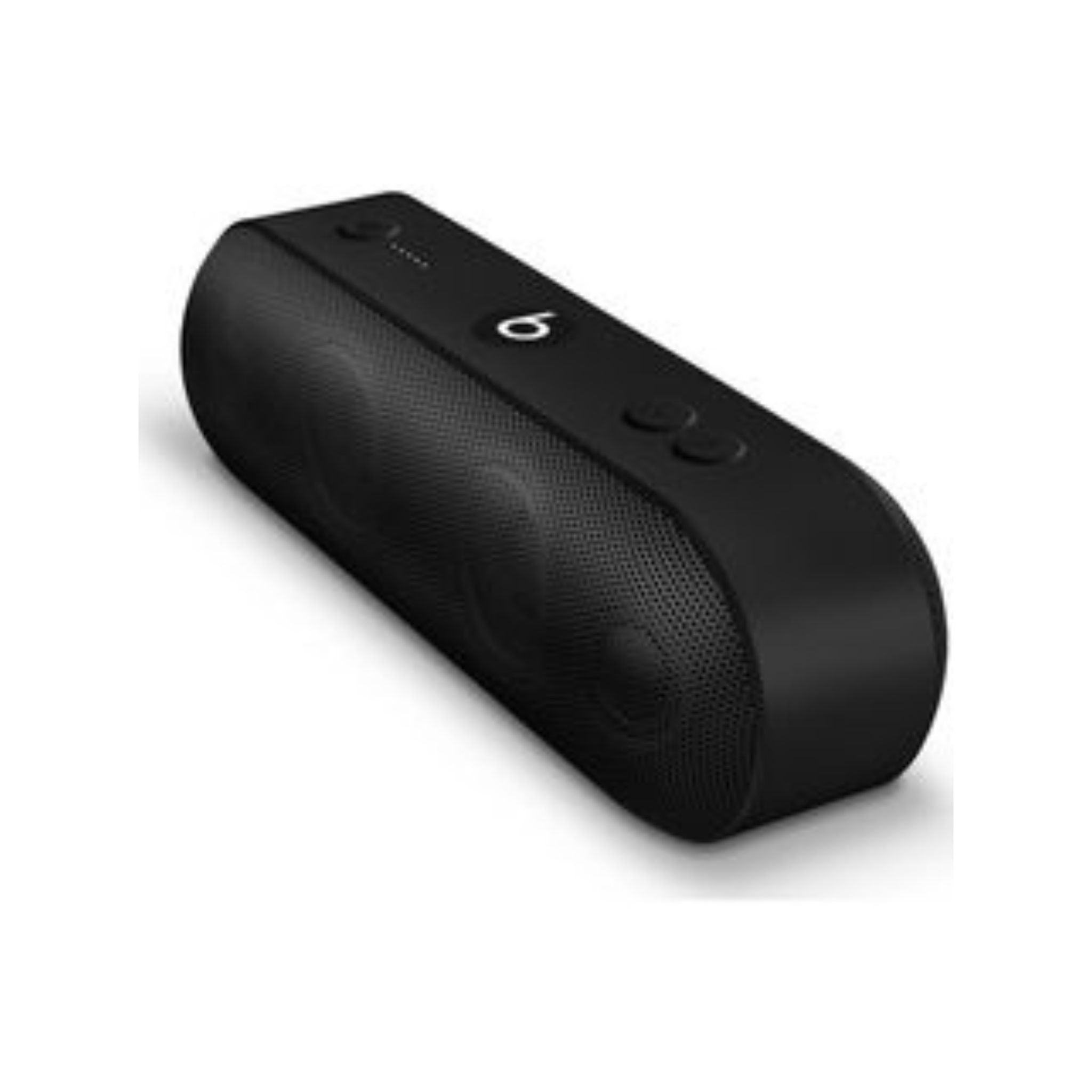 A matte black portable wireless Bluetooth speaker from Beats by Dr. Dre, known as the Pill+.