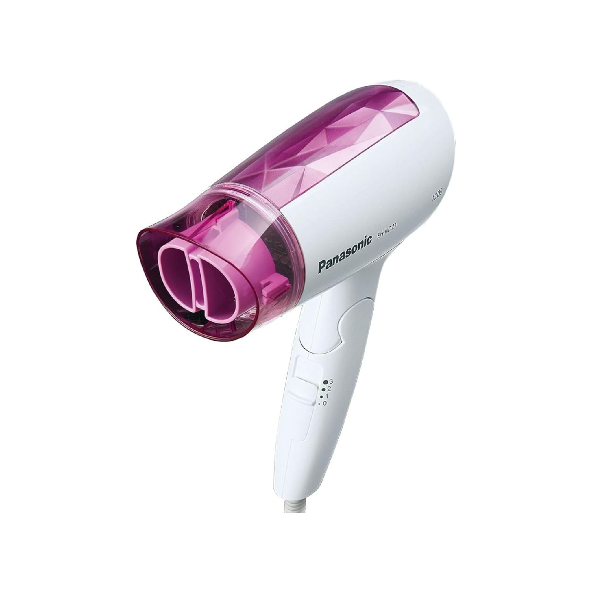 Panasonic EH ND21 Hair Dryer 1200W Quick Compact Gentle Drying- White, EHND21