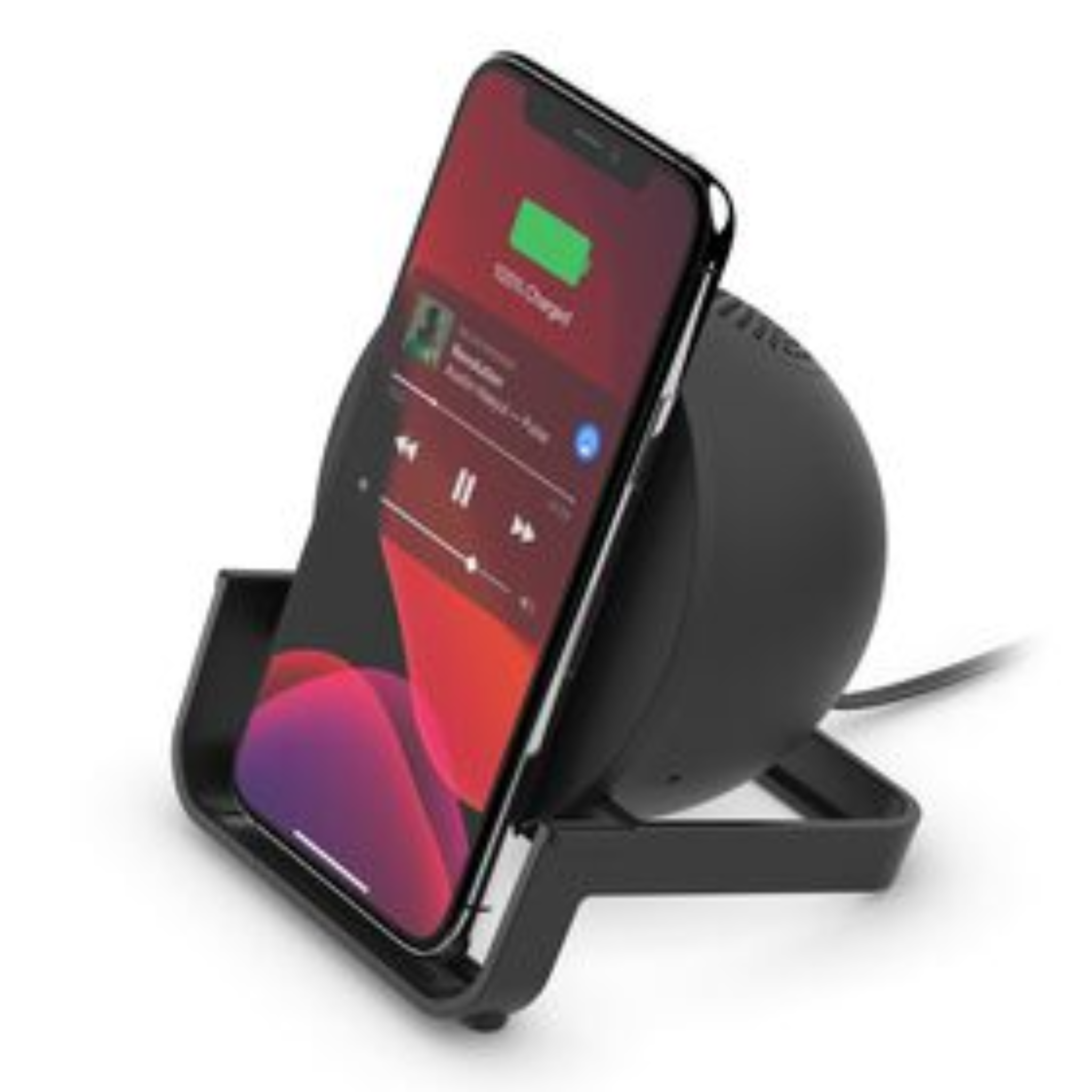 Belkin SoundForm Charge Bluetooth Speaker + 10000 Mah Wireless Charger - Black