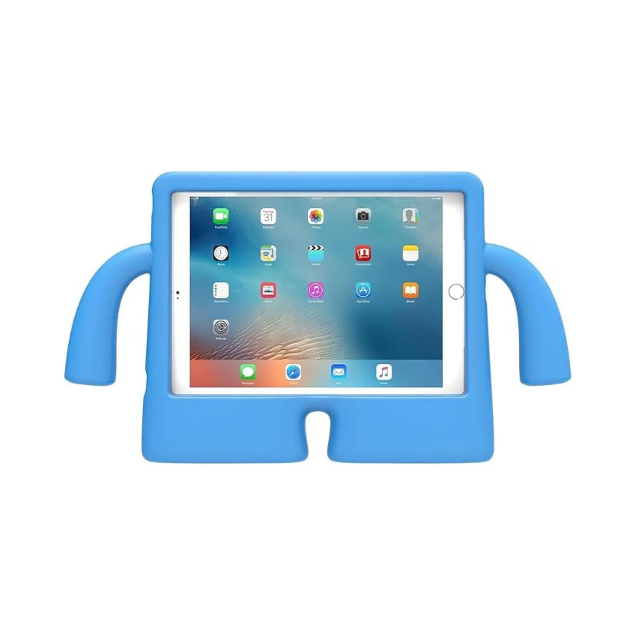 Kids Case for iPad Mini 1/2/3/4/5 – Rugged Shockproof Lightweight Handle Stand Case for Boys & Girls – Kid-Friendly EVA Protective Cover with Kickstand, Drop-Resistant-Blue