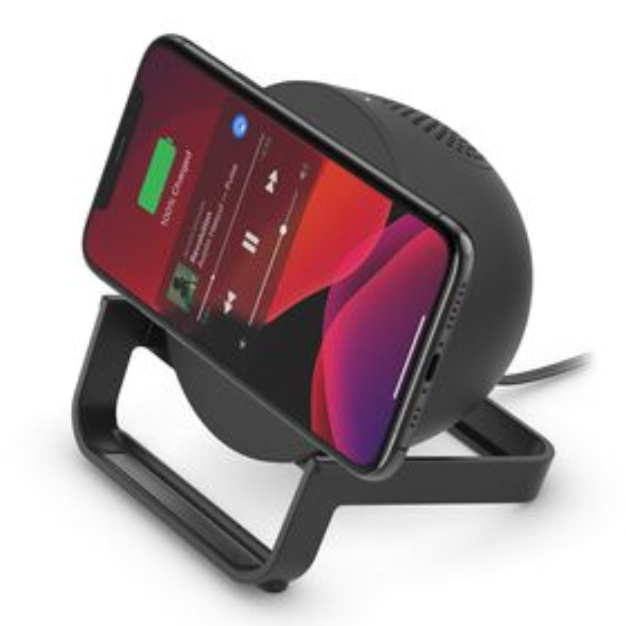 Belkin SoundForm Charge Bluetooth Speaker + 10000 Mah Wireless Charger - Black
