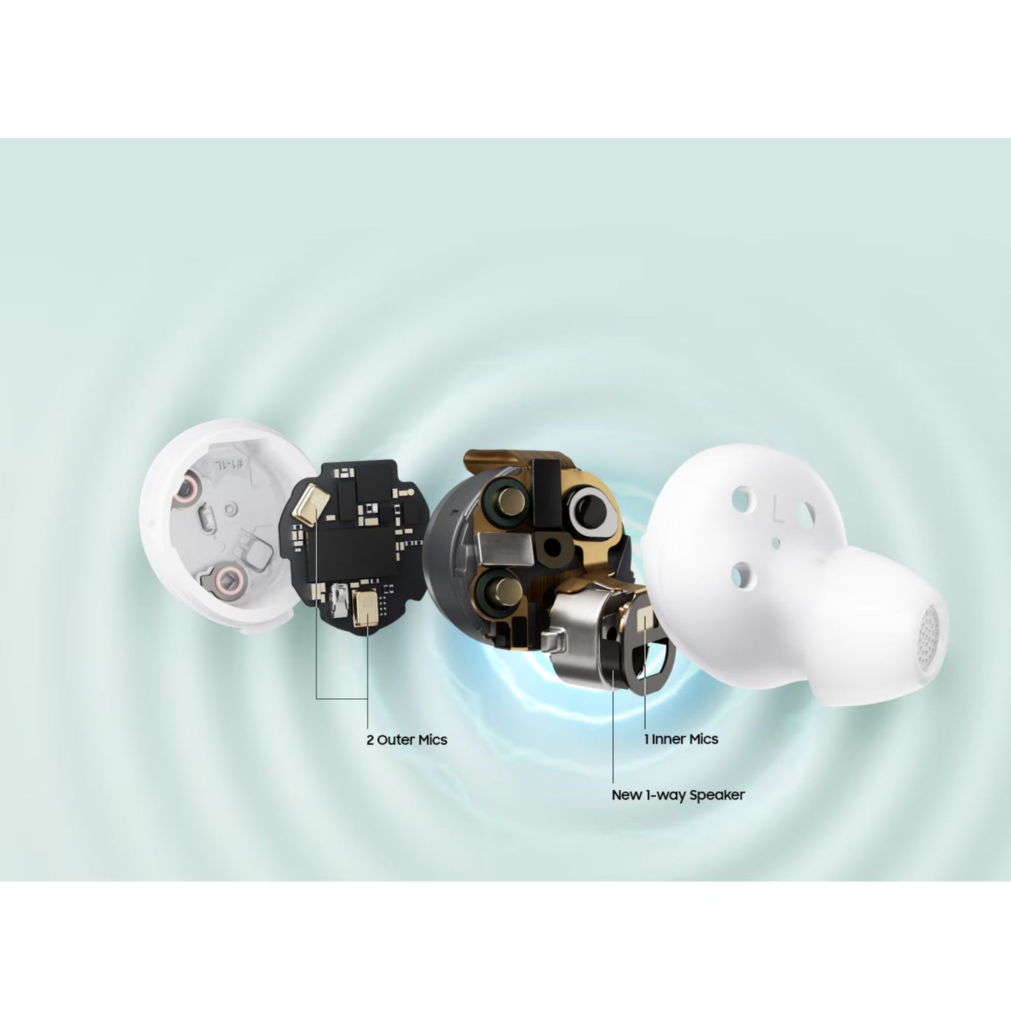 Samsung Galaxy Buds FE,Wireless, With Charging Case, ANC And Sound Customization