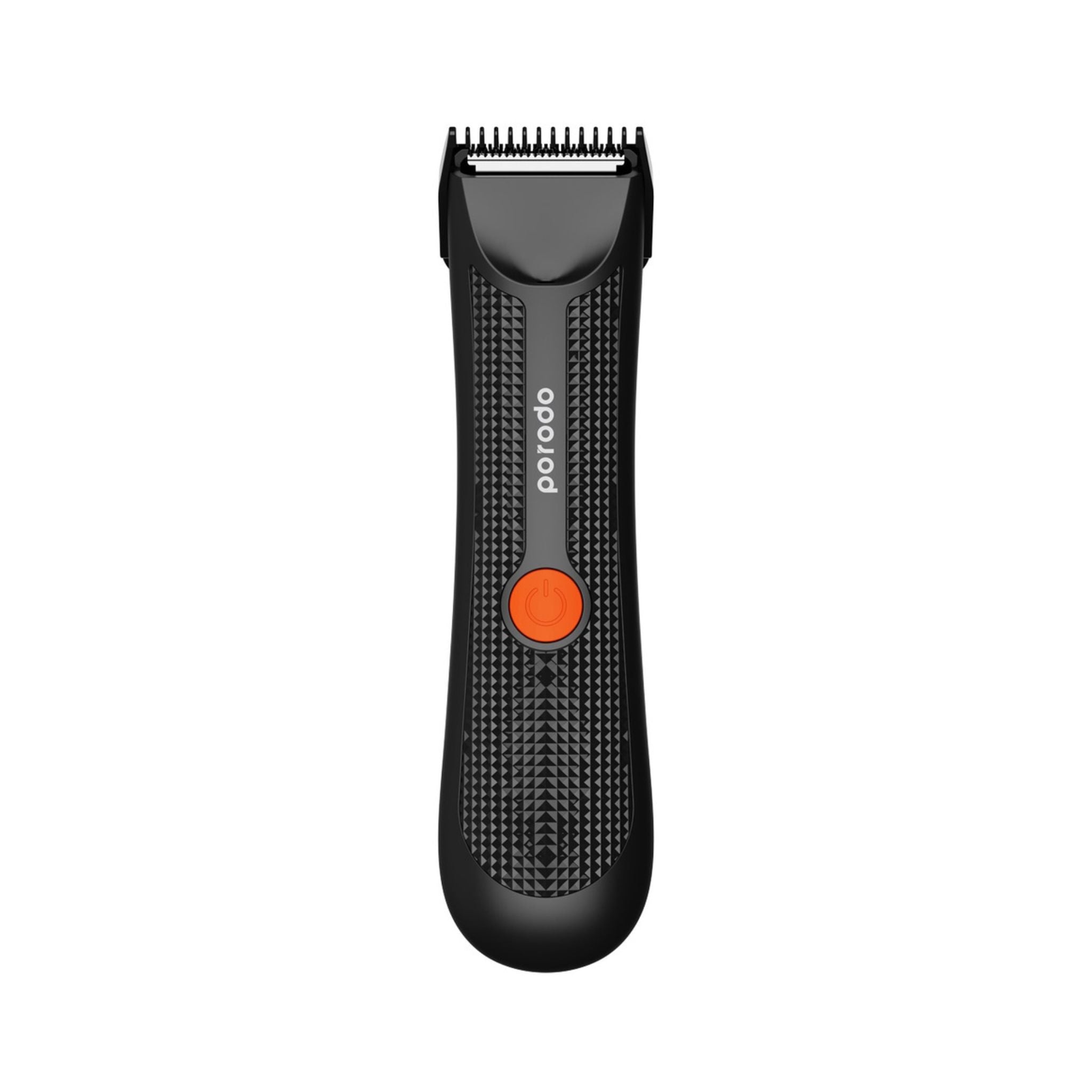 Porodo Lifestyle Sensitive Parts Hair Trimmer, 3.7V 600mAh Battery Capacity, 80 Minutes Working Time, 90 Minutes Charging Time, Ergonomic no-Slip Handle, IPX5 Water-Resistant - Black