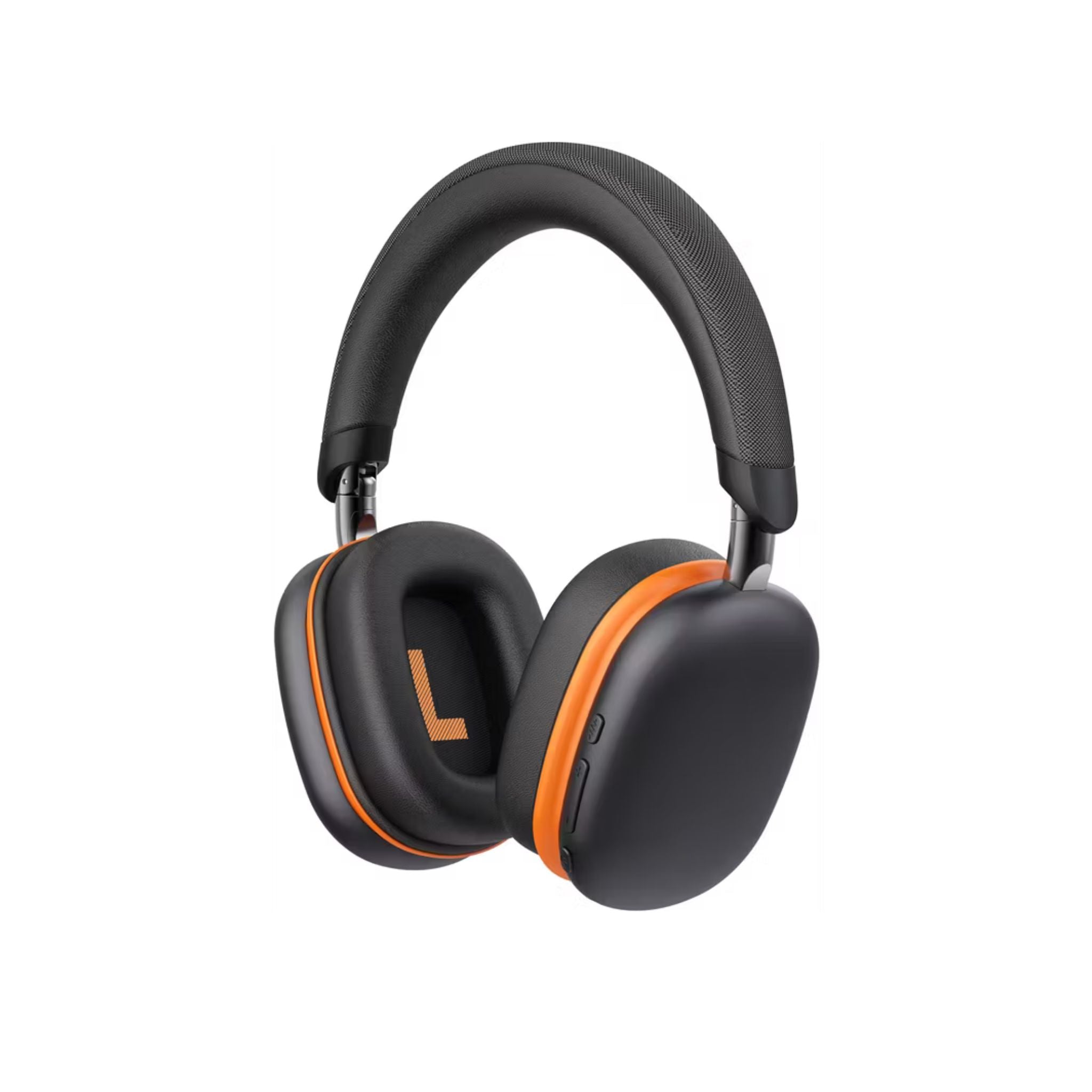 Porodo Soundtec Vibe Wireless Headphones with 36 Hours Play Time, Bluetooth Version 5.3, 2.5 Hours Charging Time, Type-C Charging Port - Black