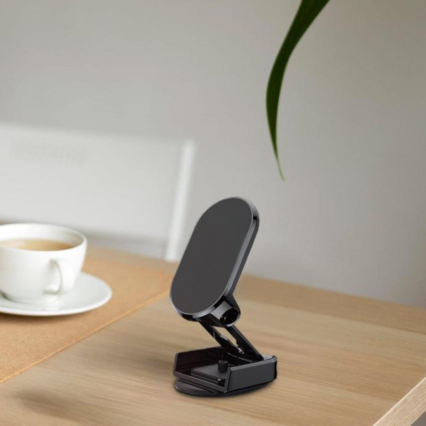 Porodo Dashboard N50x6 Magnet Phone Holder with Metal Plate - Black