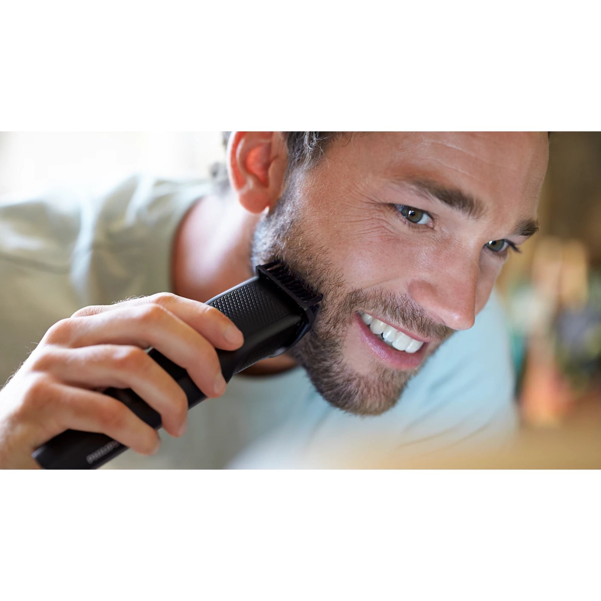 Philips Beard Trimmer BT3208/13,Precise Beard Styling for Effortless Grooming,10 Length Settings, Maintenance-Free Blades, No Oil Required,45min Cordless Use, Ergonomic Grip_Black