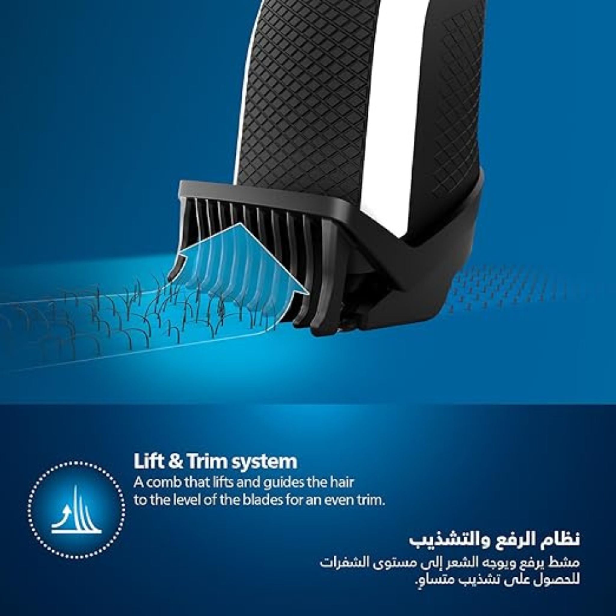 Philips Beard Trimmer BT3208/13,Precise Beard Styling for Effortless Grooming,10 Length Settings, Maintenance-Free Blades, No Oil Required,45min Cordless Use, Ergonomic Grip_Black