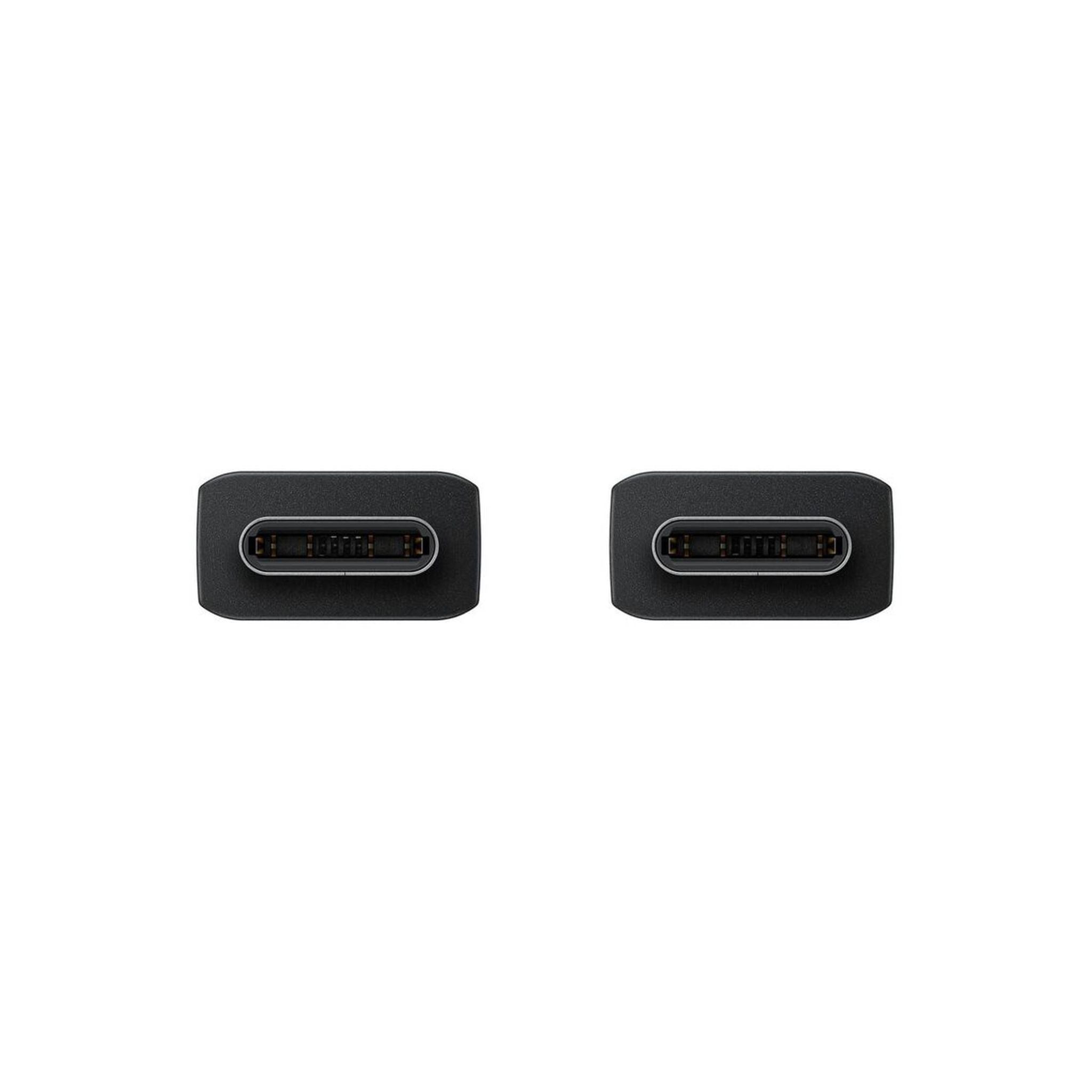 SAMSUNG USB-C to USB-C 5A 1.8M Cable, Super Fast Charging 2.0, Max 45W, Max 5A Current, Up to 480Mb/s Data Transfer Speed - Black