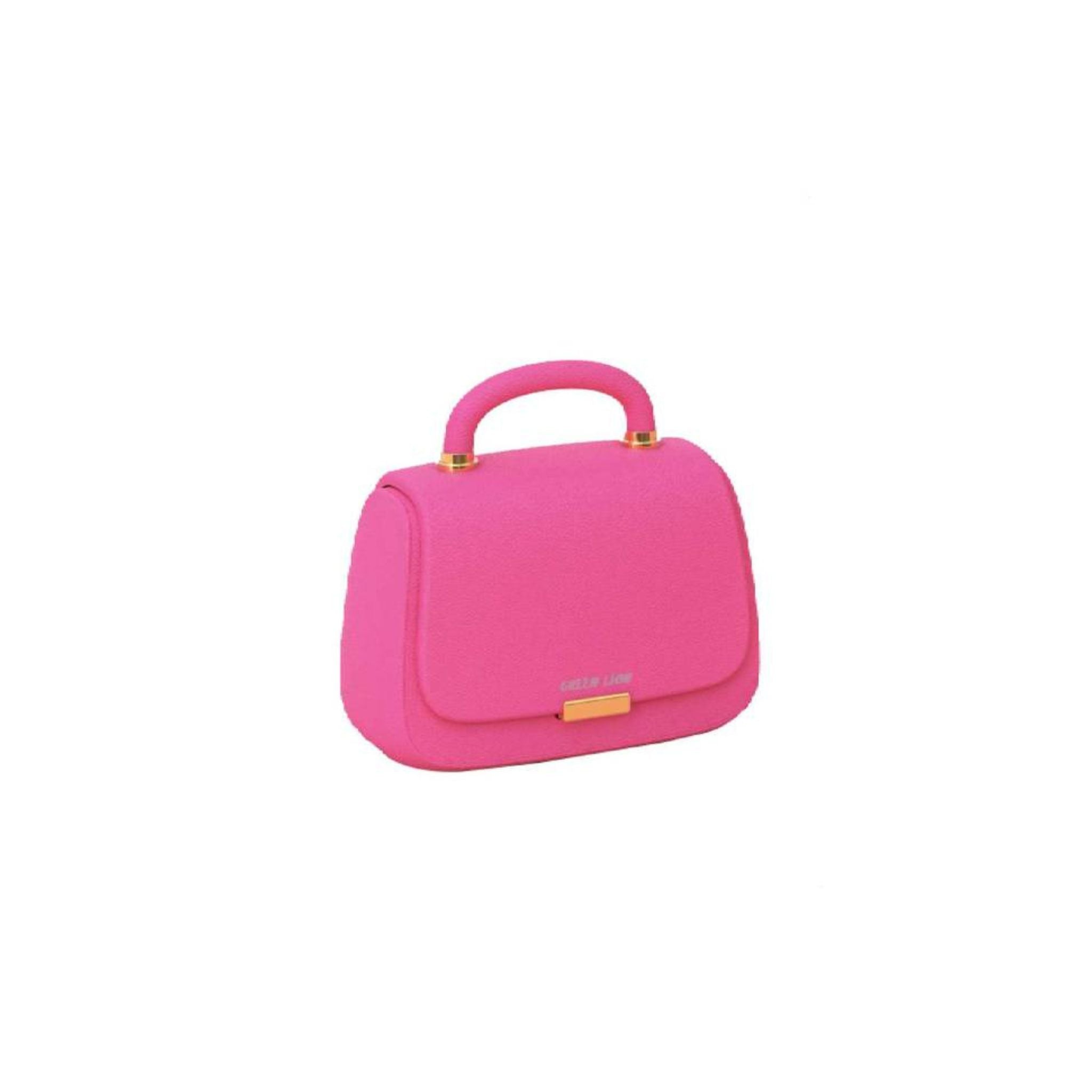 Green Lion Queen's Mini Bag Style True Wireless Earbuds, JL6983 Chipset, Bluetooth Version 5.3, Up to 15 m Bluetooth Range, 5 Hours Playtime, Up to 16 Hours with Charging Case, 300 mAh Charging Case Battery, IPX4 Water Resistance Level - Pink