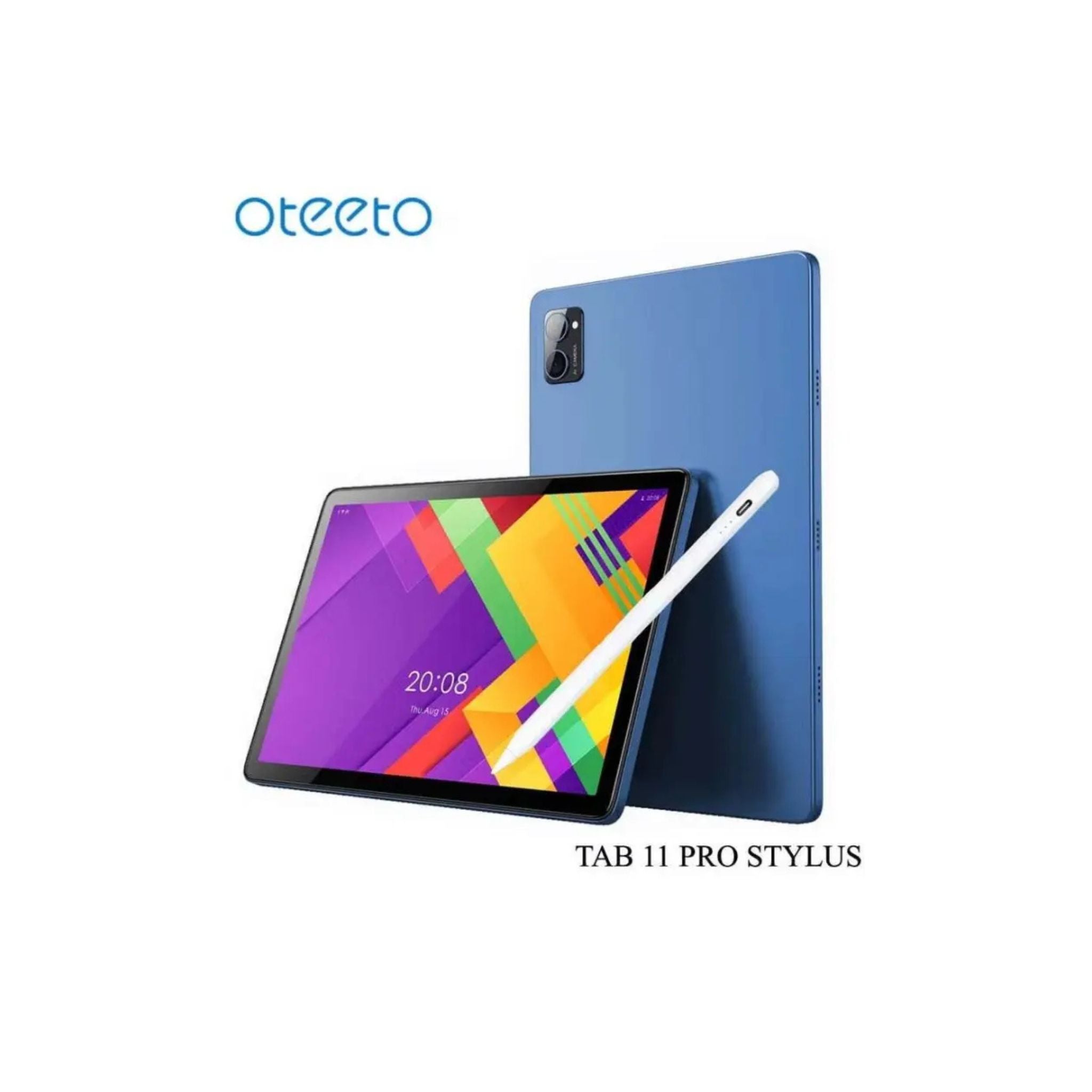 Oteeto TAB 11 Pro Stylus 8 GB RAM 512 GB ROM 10.1 Inch Display 5G Android Tablet PC With Wireless Keyboard Stylus Pen and 6000 mAh Battery- Blue
