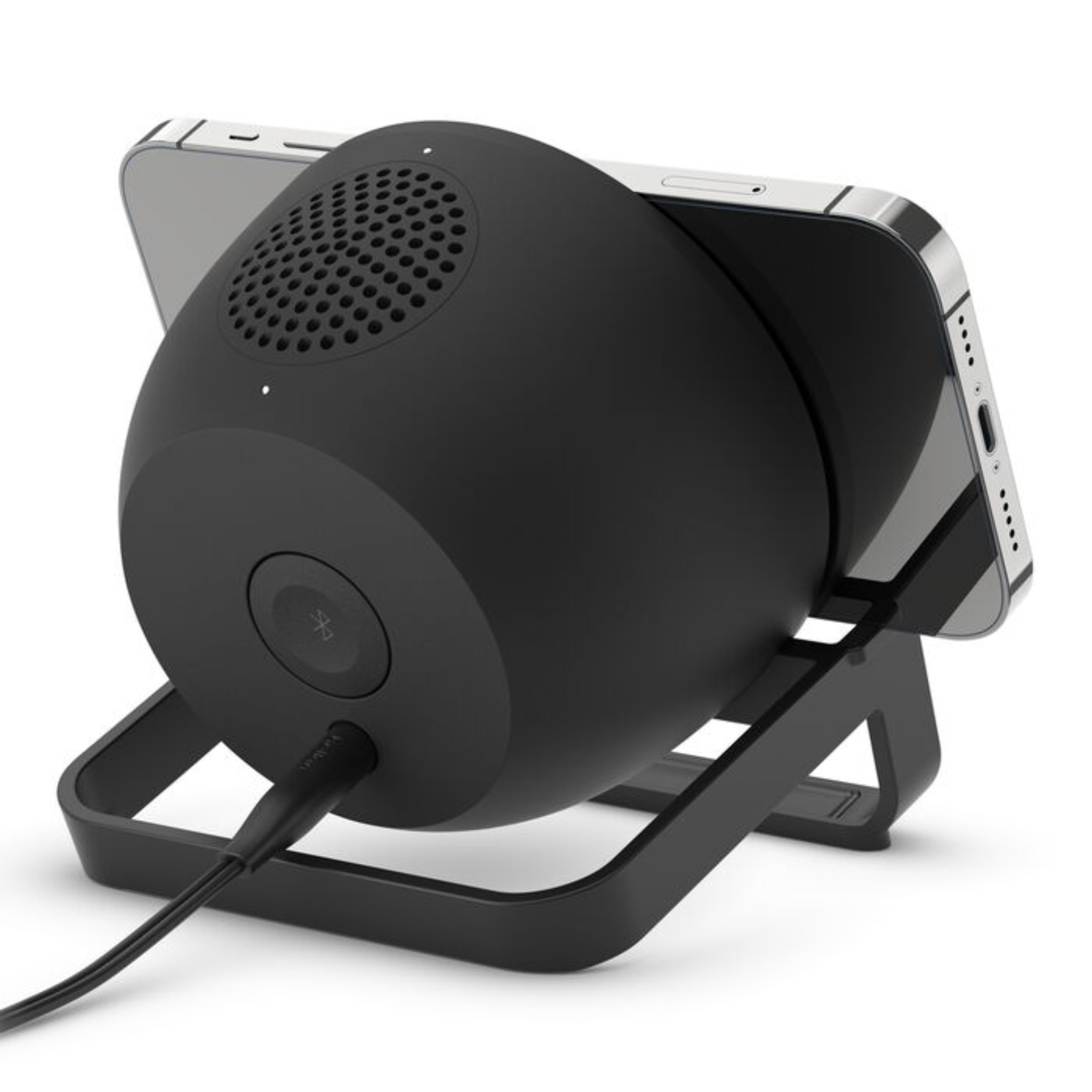 Belkin SoundForm Charge Bluetooth Speaker + 10000 Mah Wireless Charger - Black