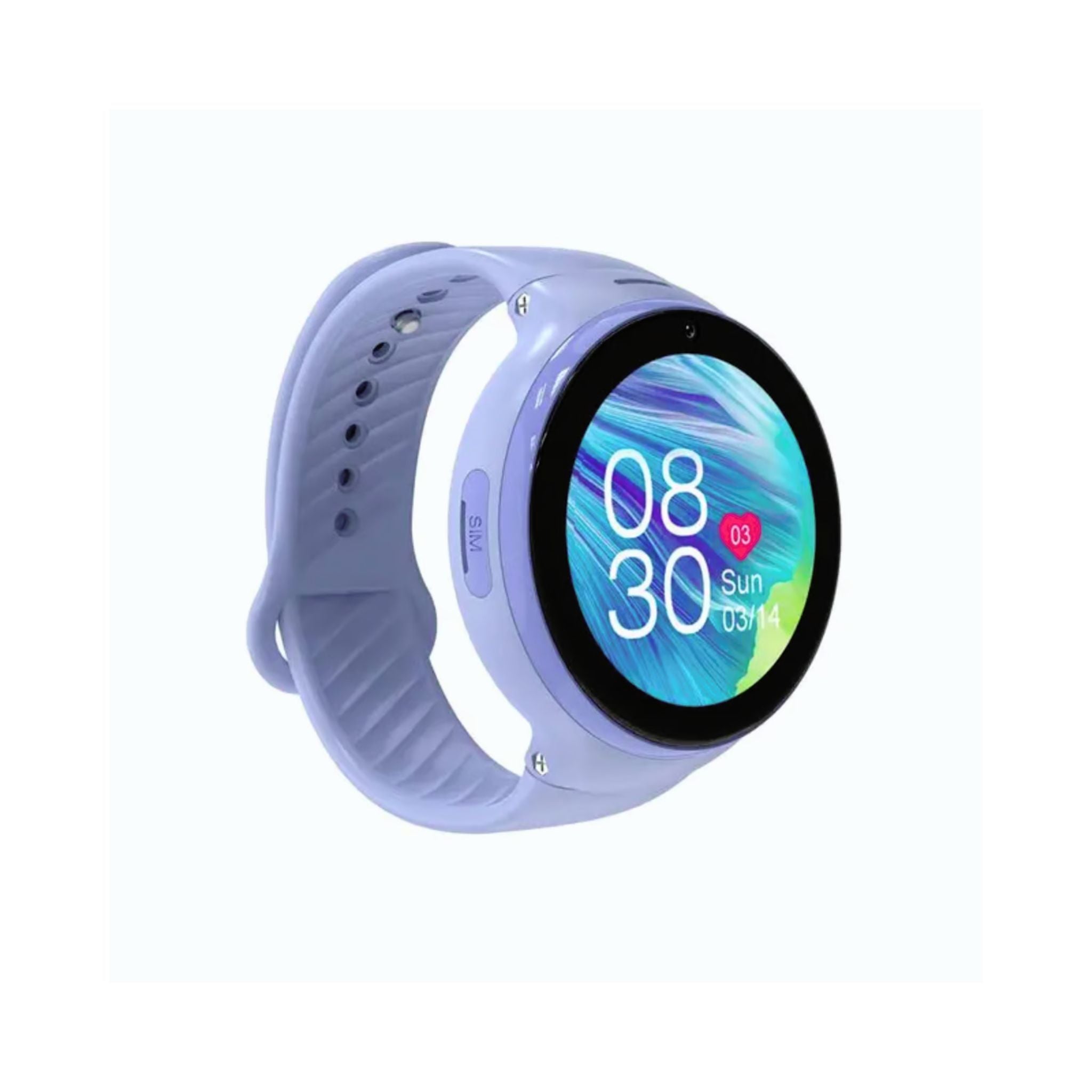 Porodo Kids 4G Smartwatch with Android OS, 1.3" touch screen (320×320), WhatsApp, video calling, SOS, nano SIM slot, 700mAh battery, 3hr charge, 2-day use, IP67 water resistance—smart safety and fun in one-Blue