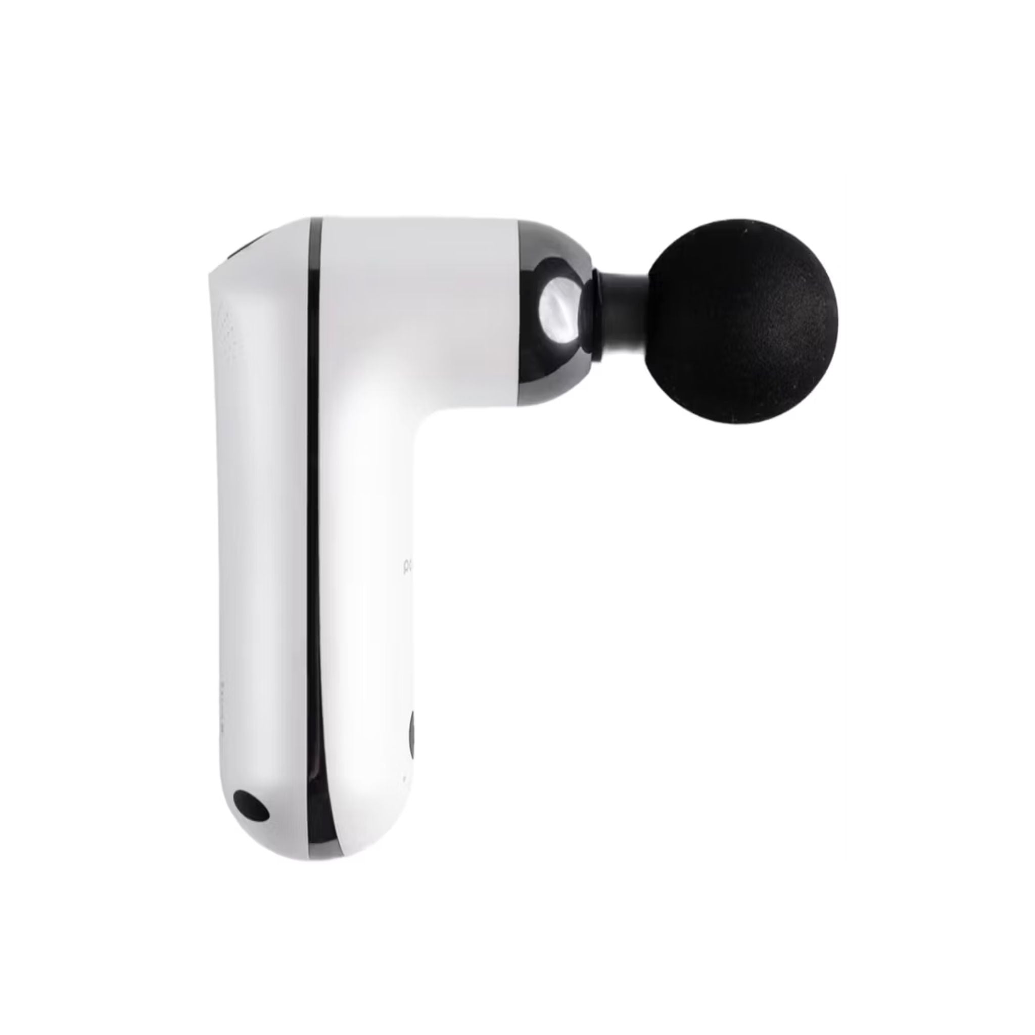 Porodo Lifestyle Mini Massage Gun 2000mAh Battery, Cordless, Adjustable Speed, 4 Interchangeable Heads, USB-C Charging, Lightweight & Portable, Ergonomic & Low Noise Design_White