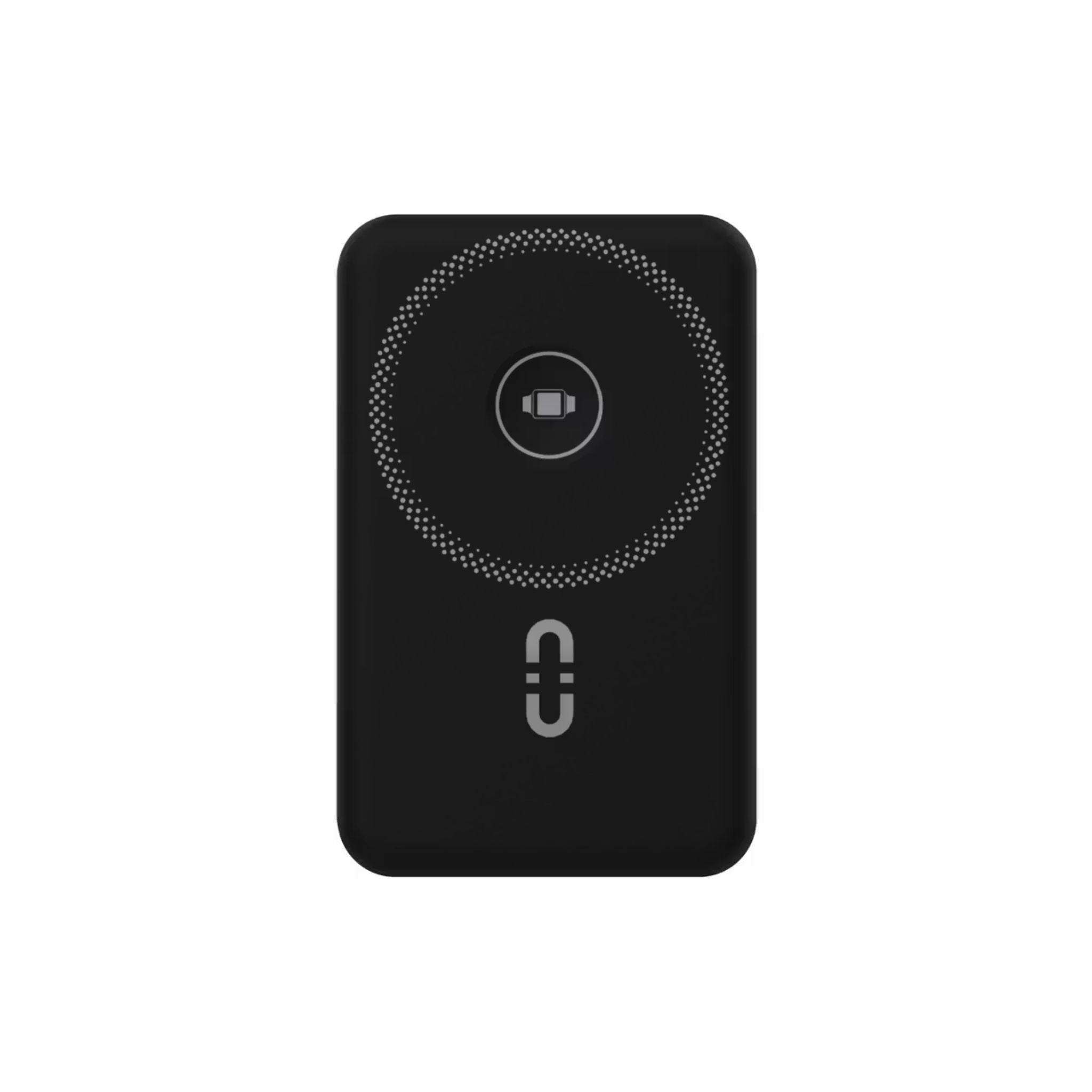 Porodo Magnetic Wireless 10000mAh Power Bank with Built-in USB-C + Lightning Cable Bracket, Simultaneous Charging, Digital Display, PD 22.5W - Black