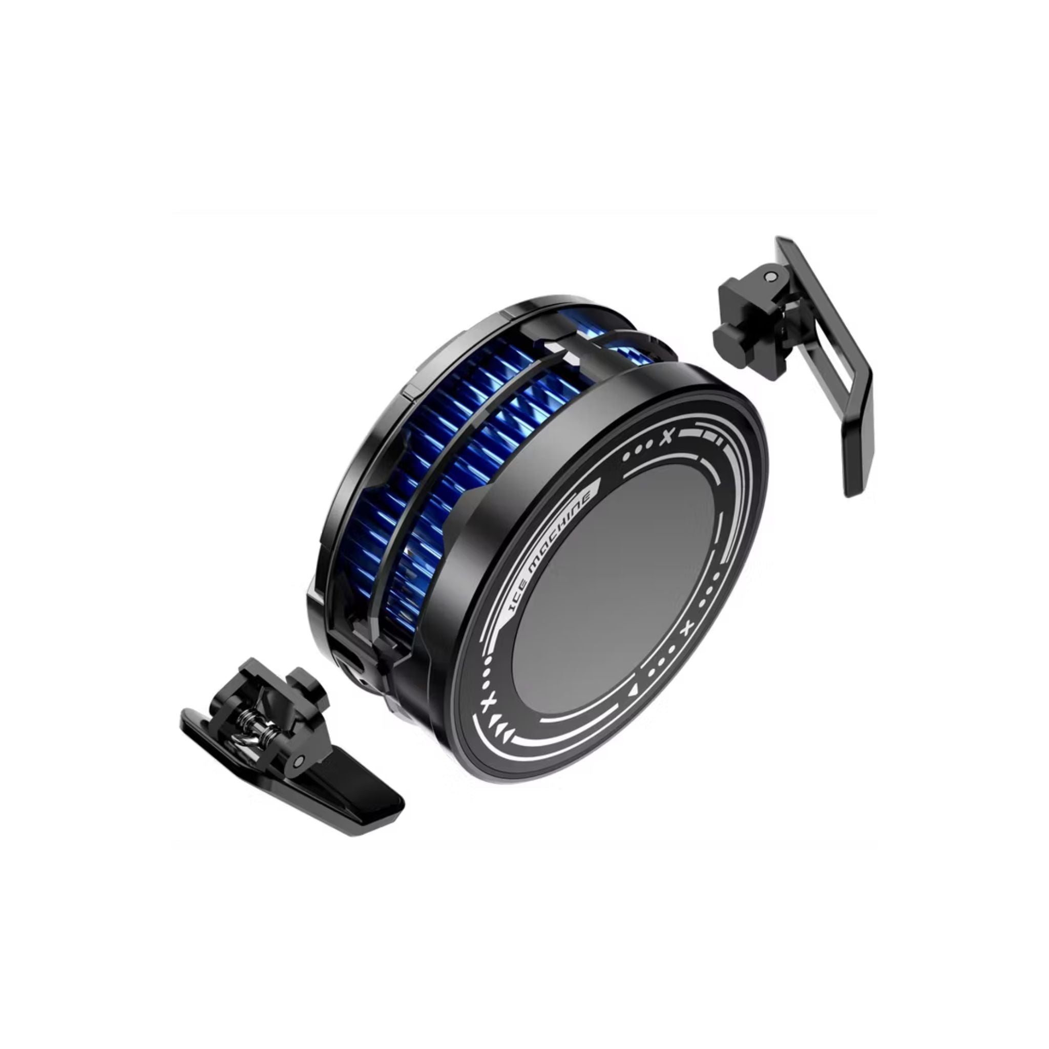 Porodo Gaming Freezing Semiconductor 15W Charging MagSafe, 11W Cooling Power, 6000RPM, Freeze at 25° Ambient Temperature - Black