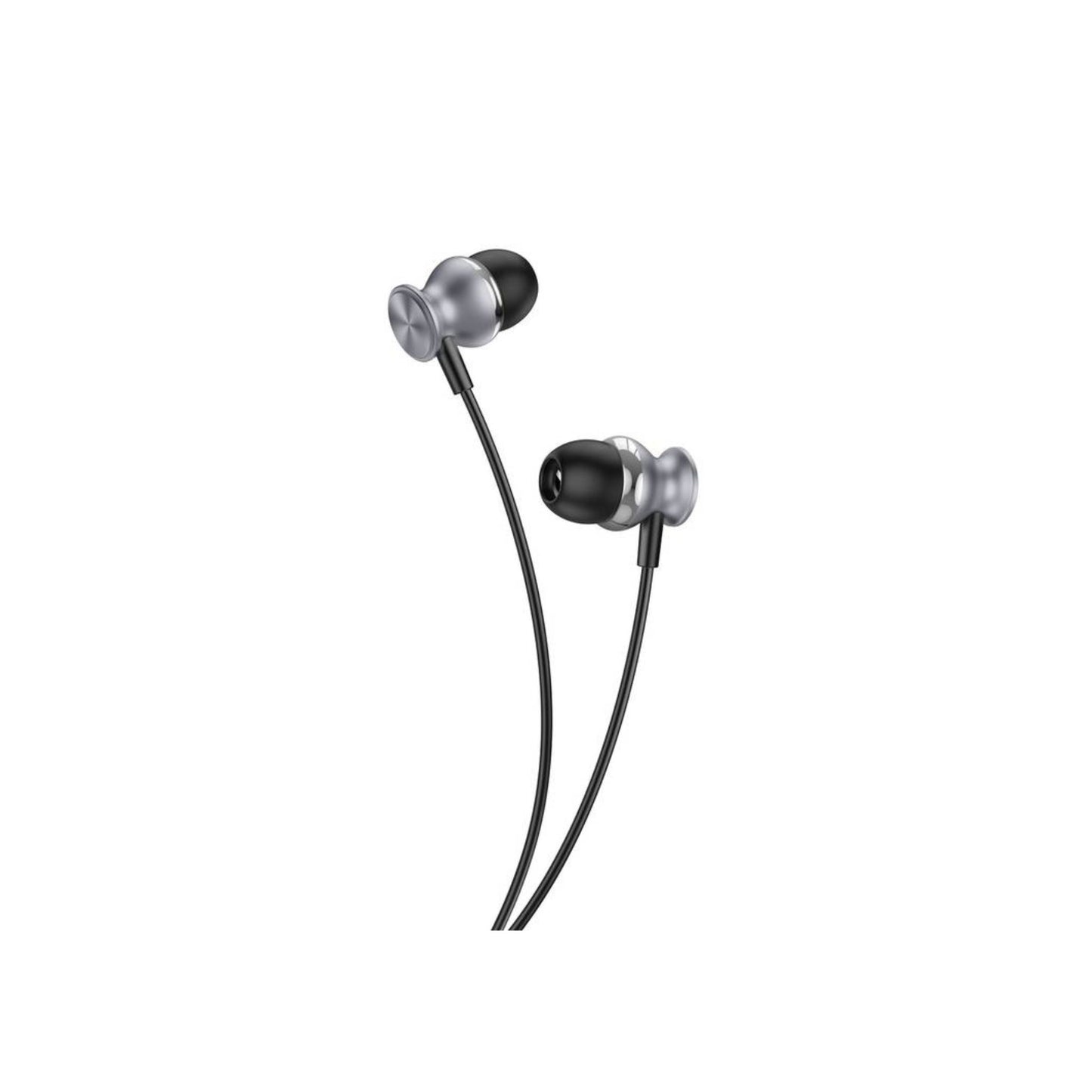 Green Lion Metal Earphones 3.5MM - Black