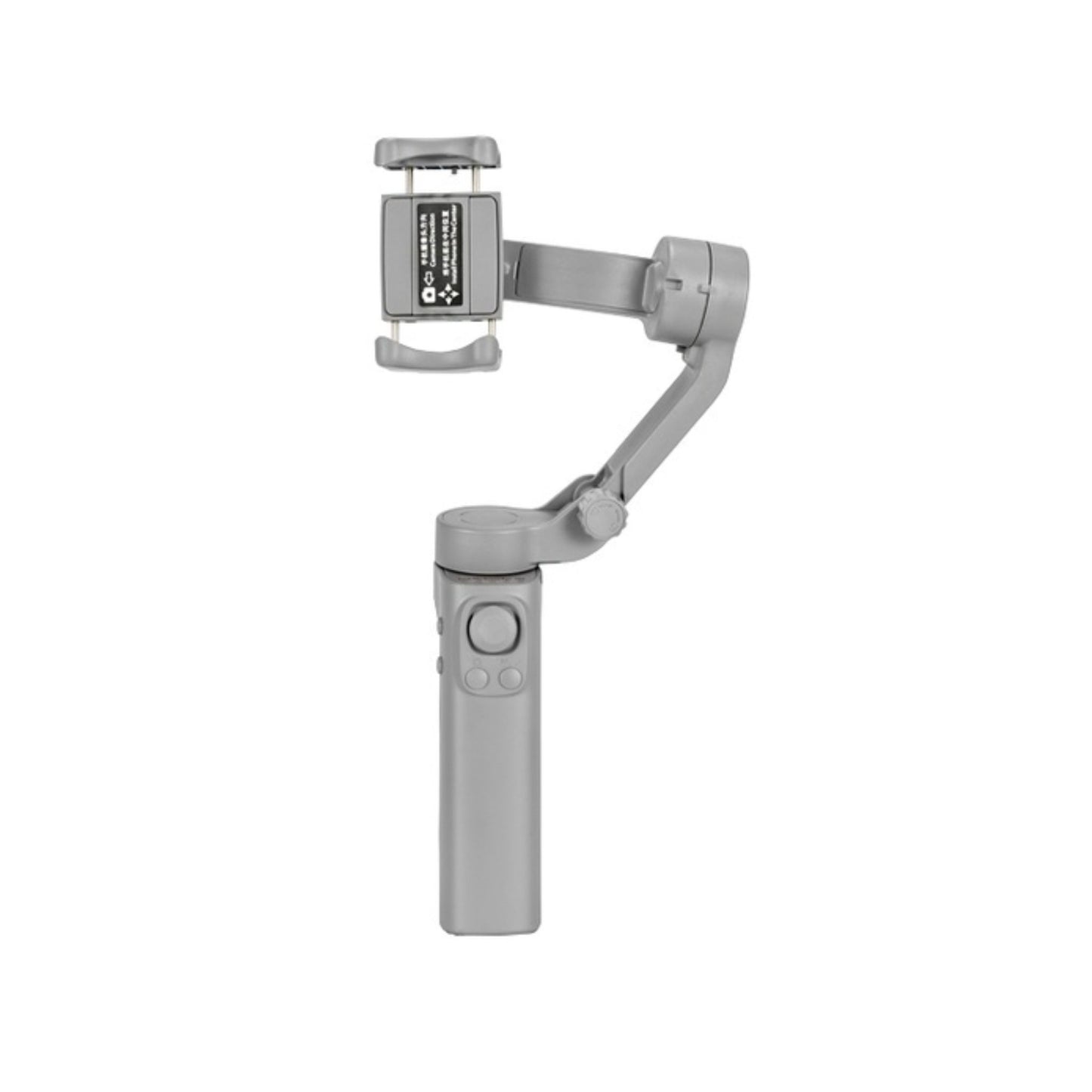 Porodo 3-Axis Gimbal Stabilizer With AI Face & Object Tracking, Rolling, Pitching & Pan Angles, Versatile Sooting Modes, 7 Hrs Continous Working Time, 2200mAh Built In Battery, Android/iOS App- Gray