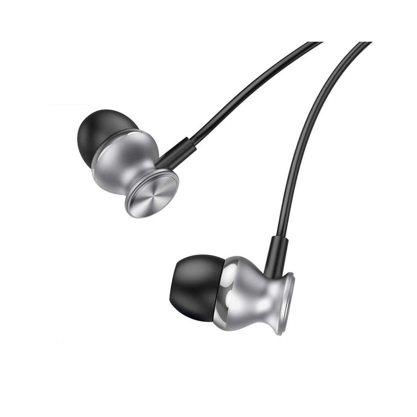 Green Lion Metal Earphones 3.5MM - Black