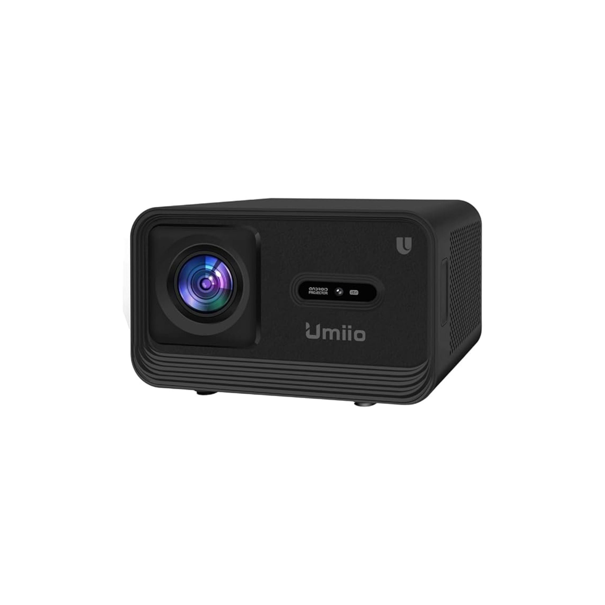 Black action camera with Umiio branding on a white background