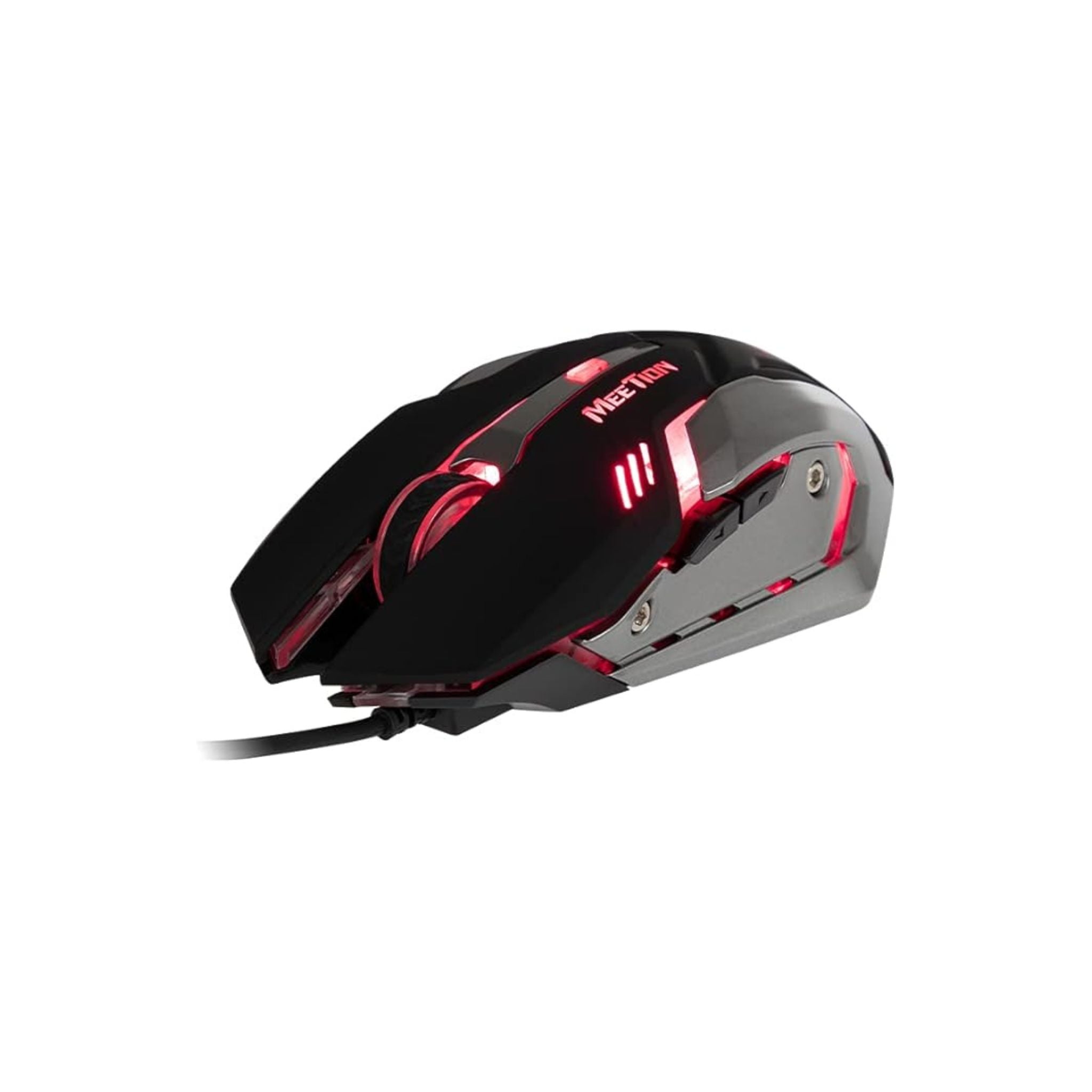 Meetion Breathing LED Backlit Gaming Mouse Black