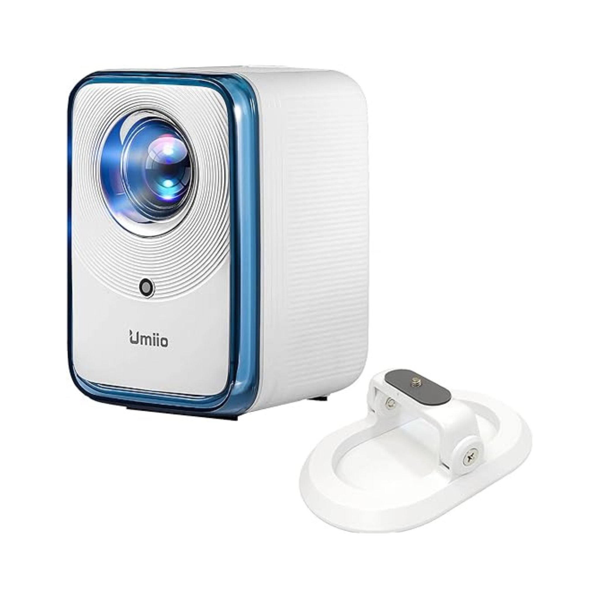 White and blue electronic device with 'Umiiao' branding on a white background